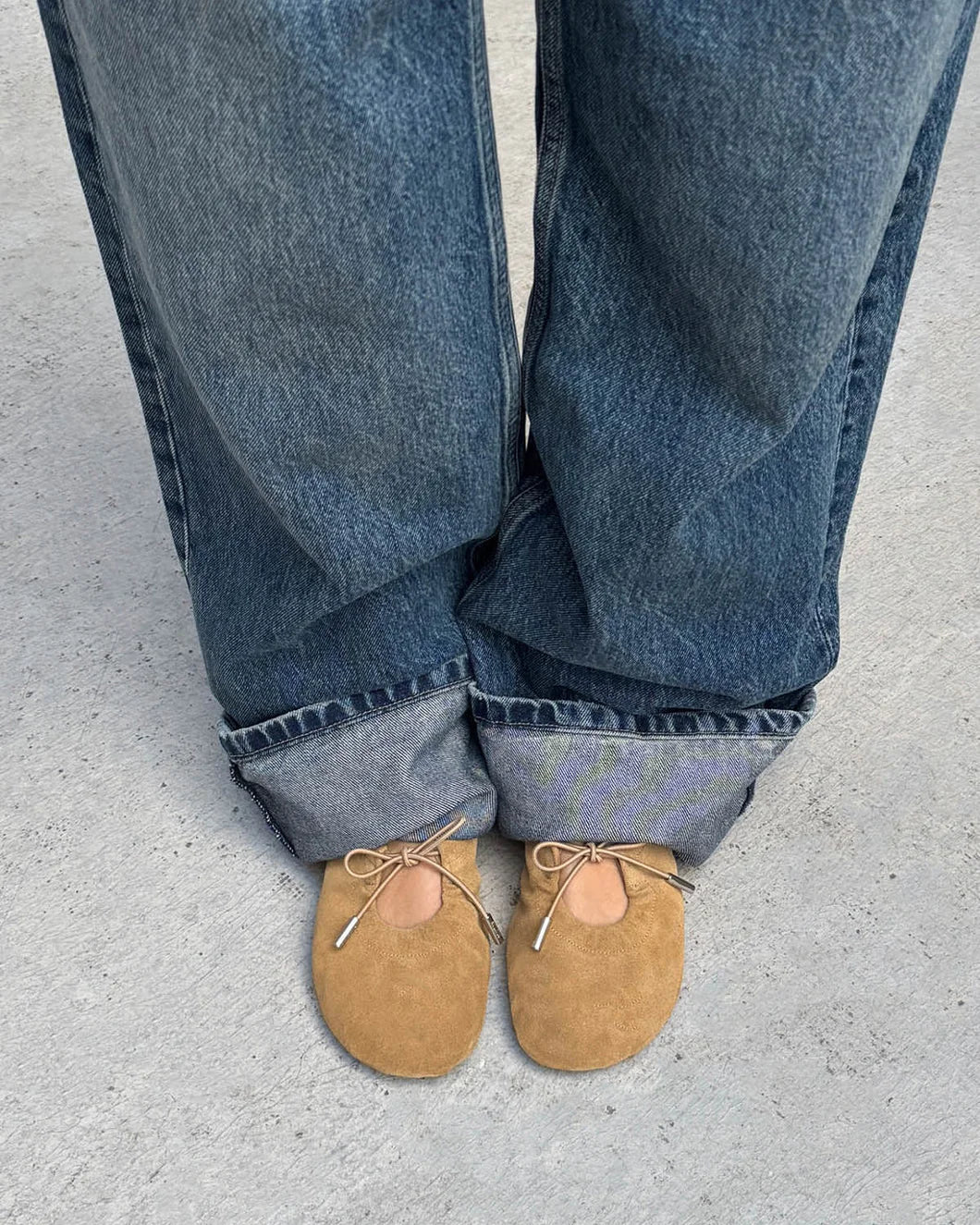Alohas Rosalind Suede Ballet Flats - Brown