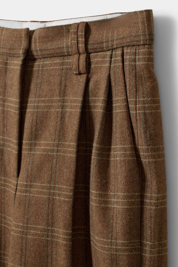 Sofie Schnoor Rosana Checked Trousers - Maple Brown Check