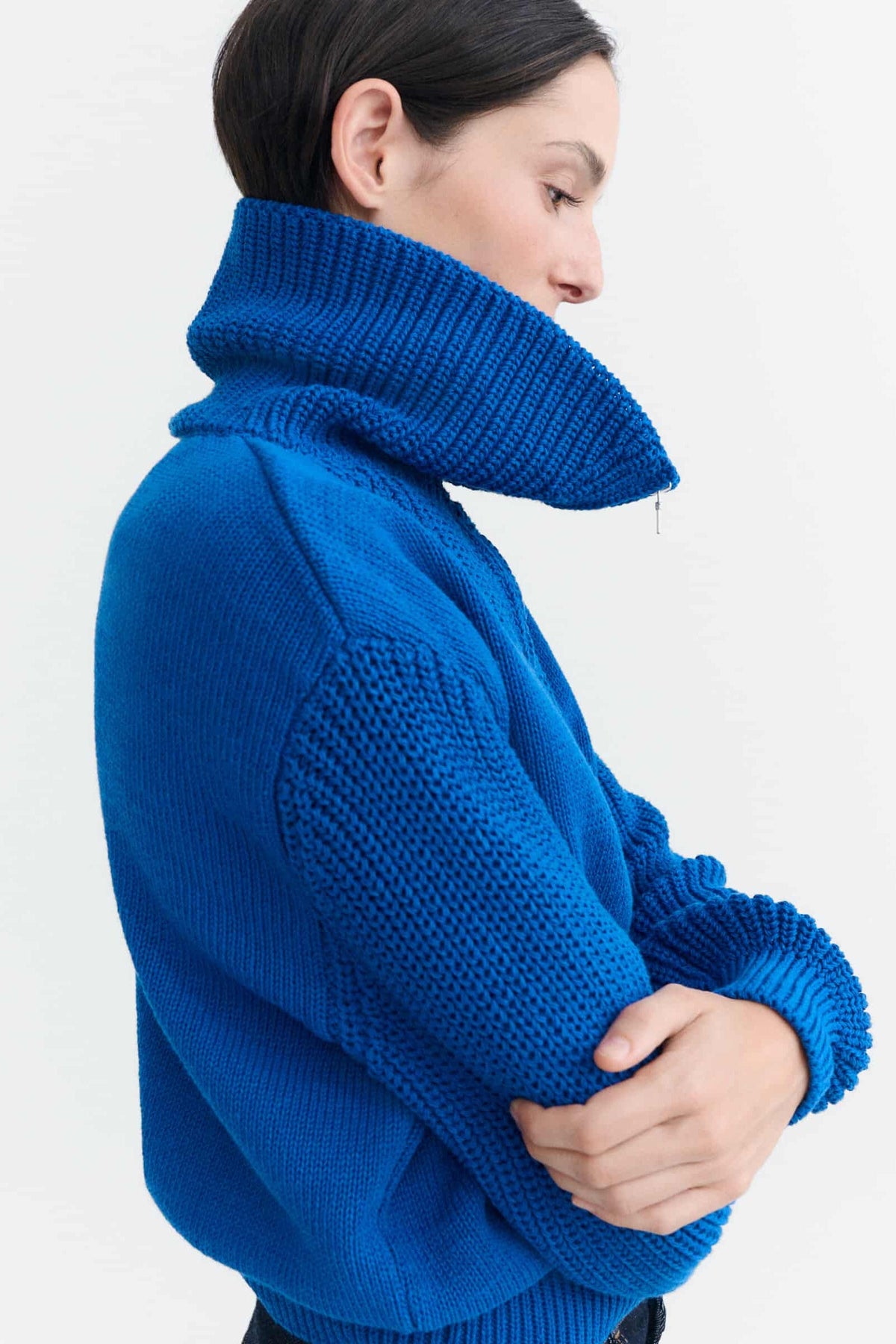 Thinking MU Royal Tanit Knitted Sweater - Blue
