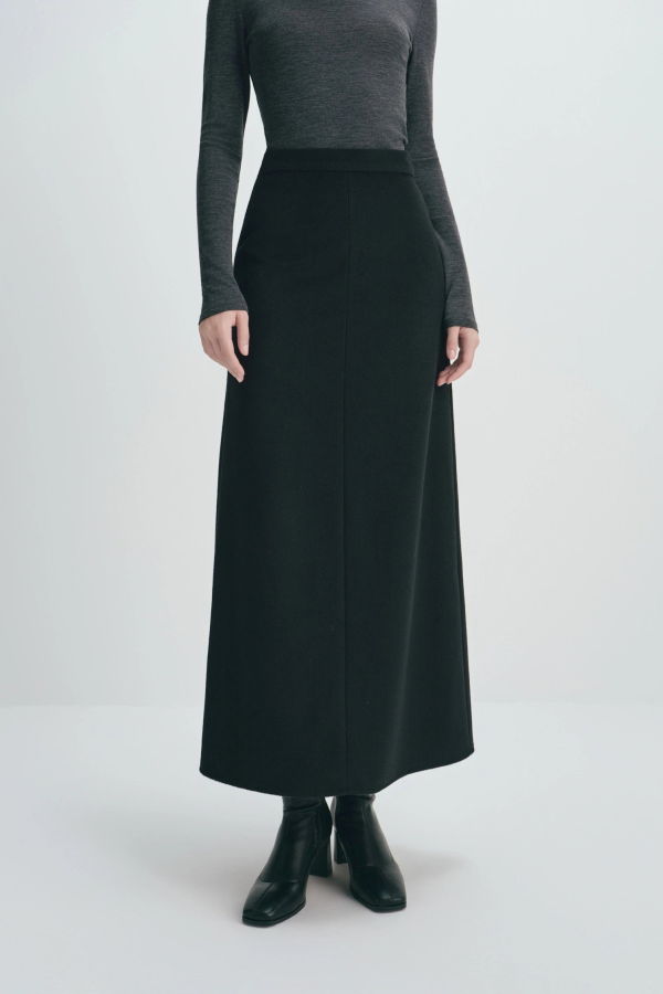 Sophie Rue Emi Wool Blend Maxi Skirt