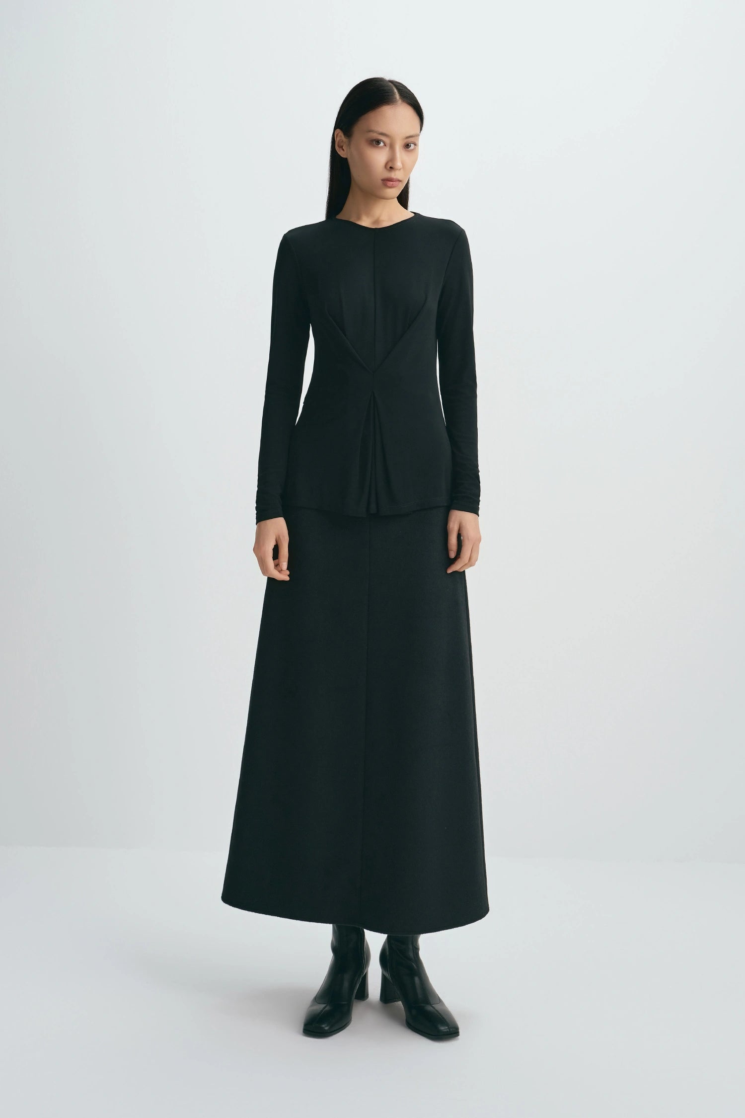 Sophie Rue Emi Wool Blend Maxi Skirt