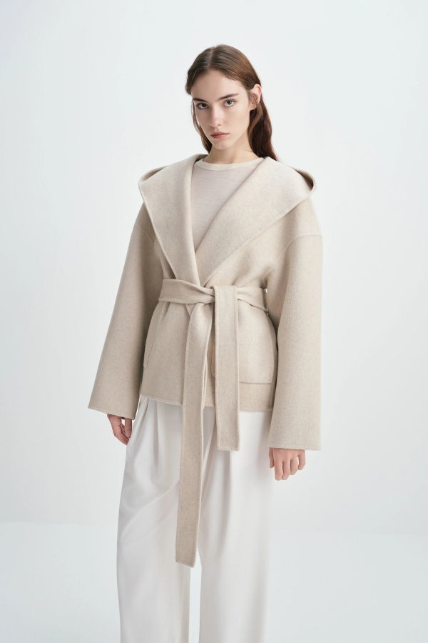 Sophie Rue Lyndi Wool Hoody Coat