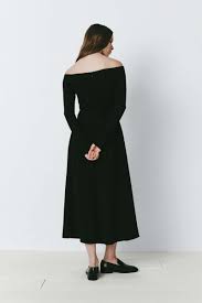Sophie Rue Rosette Off Shoulder Dress