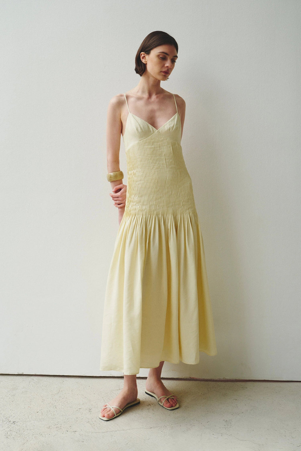 Sophie Rue Pintucked Midi Dress