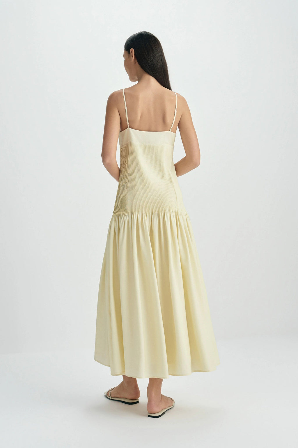 Sophie Rue Pintucked Midi Dress