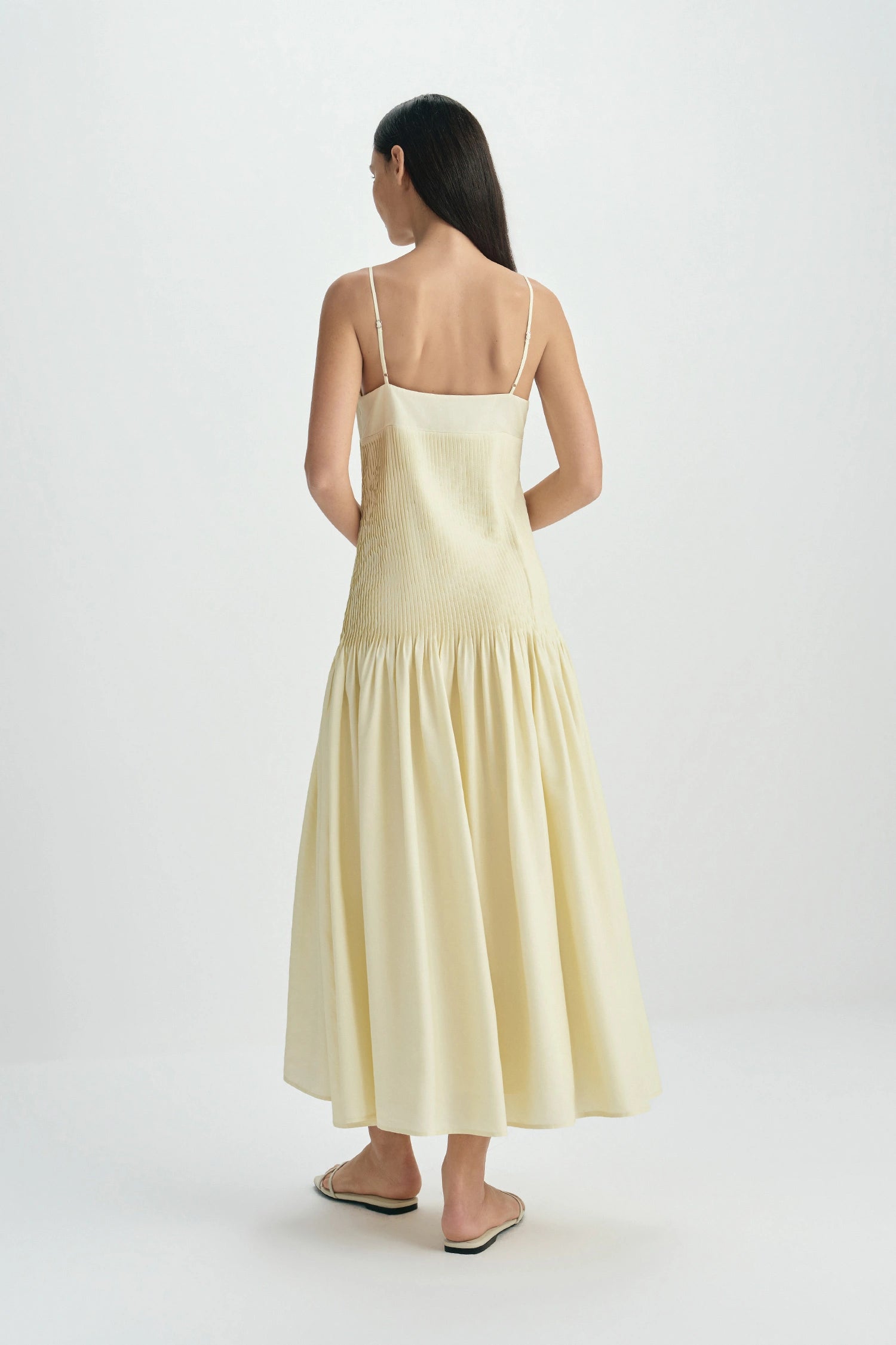 Sophie Rue Pintucked Midi Dress