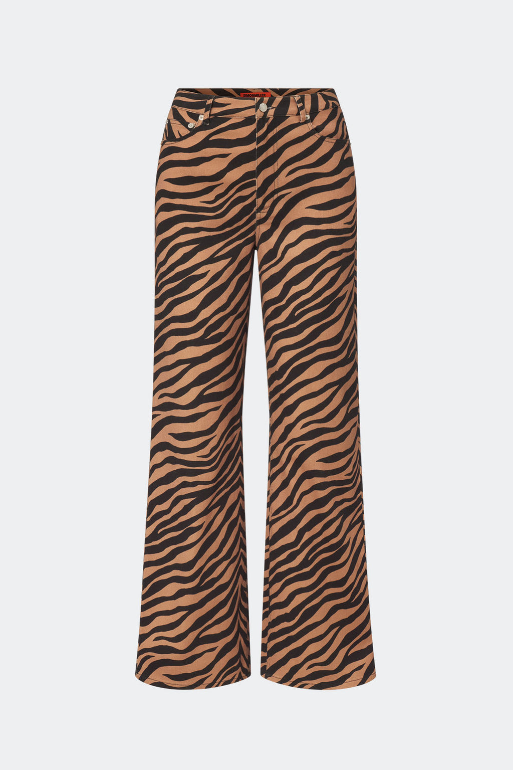 Simon Miller Rumie Printed Jean In Tiger Stripe