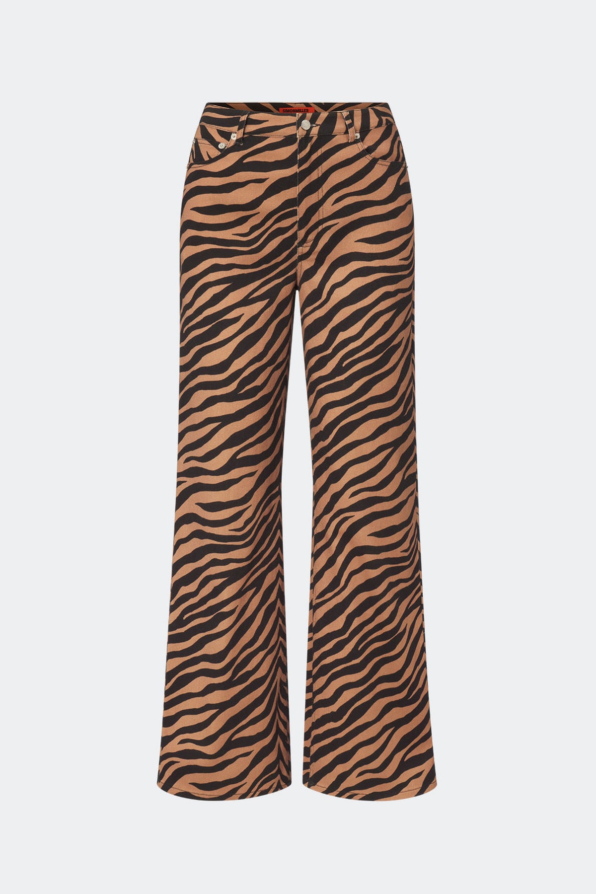Simon Miller Rumie Printed Jean In Tiger Stripe