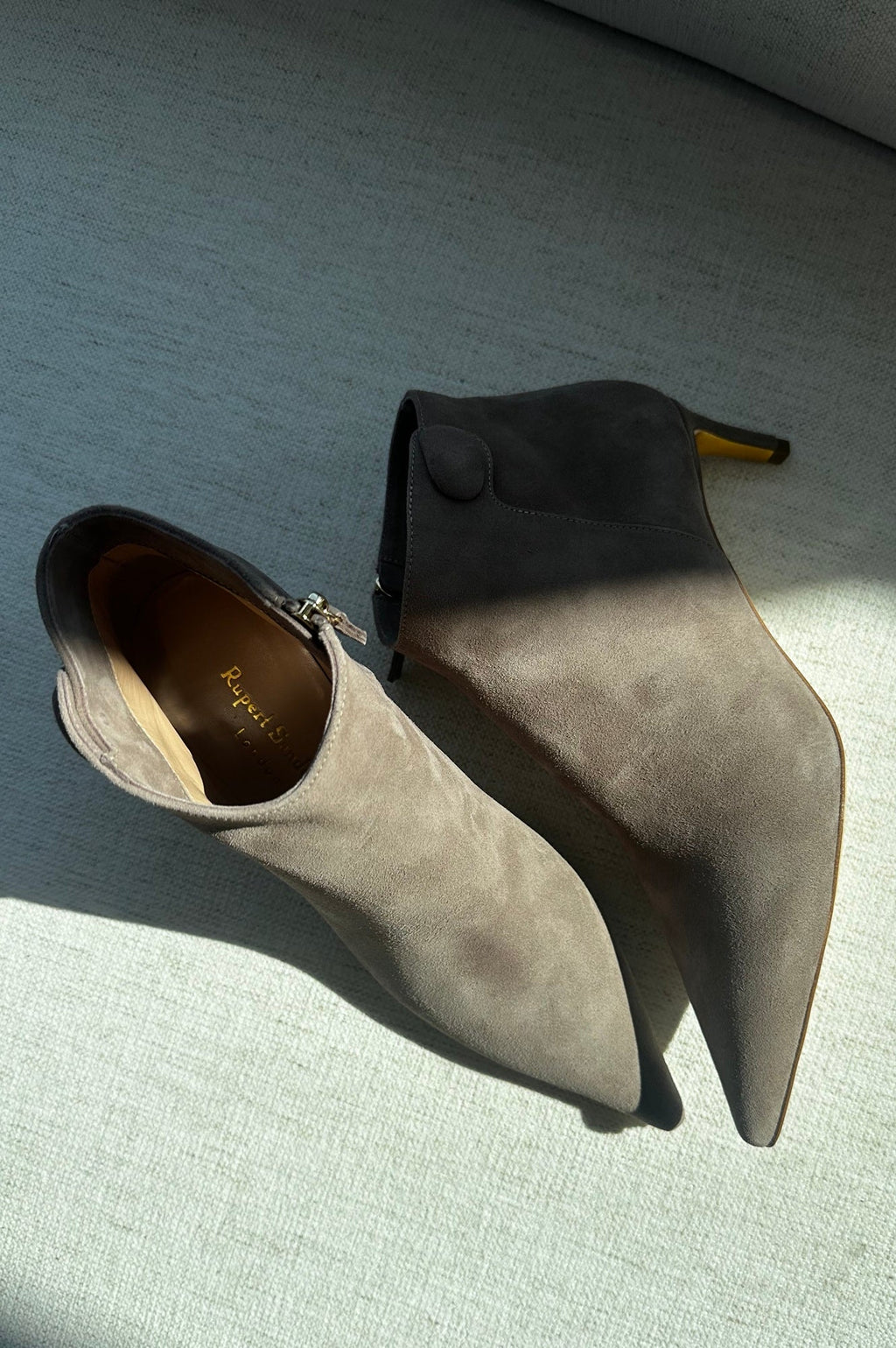 Rupert Sanderson Flame Boots - Greige