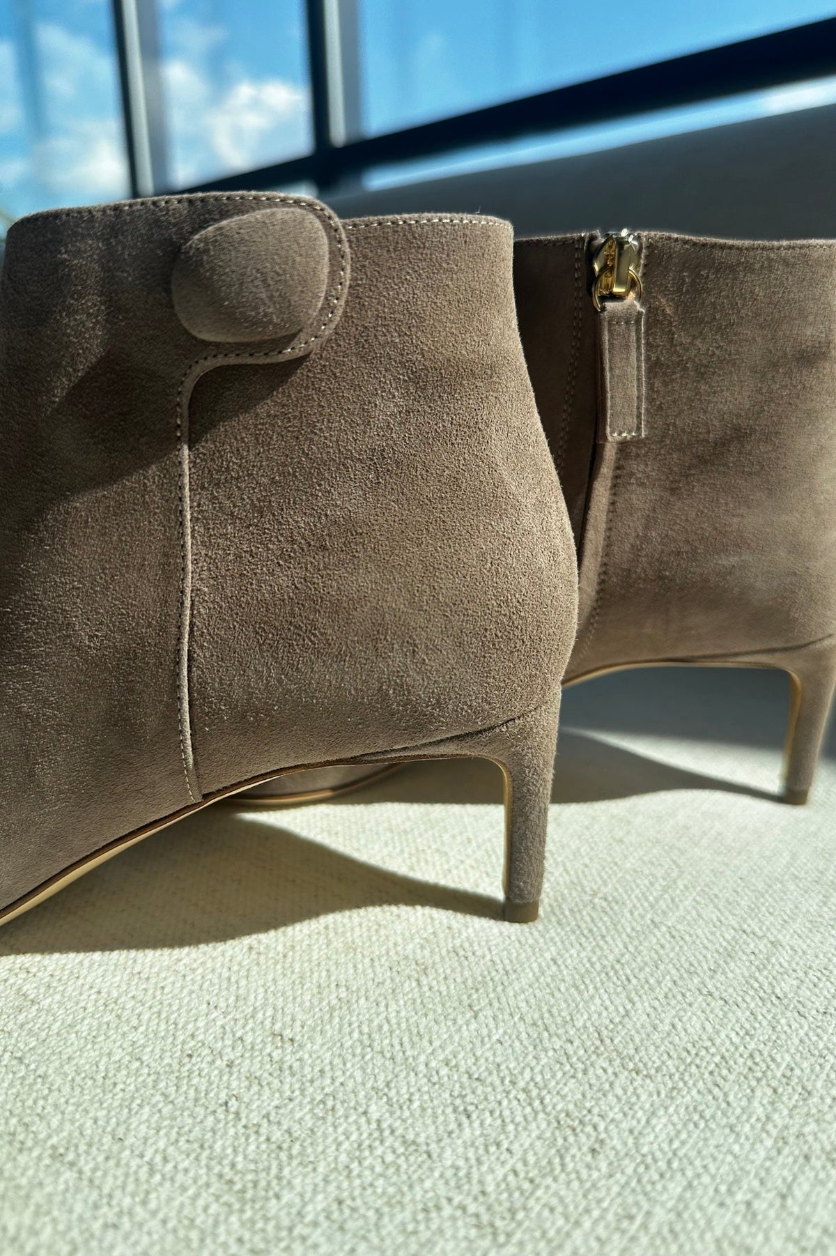 Rupert Sanderson Flame Boots - Greige