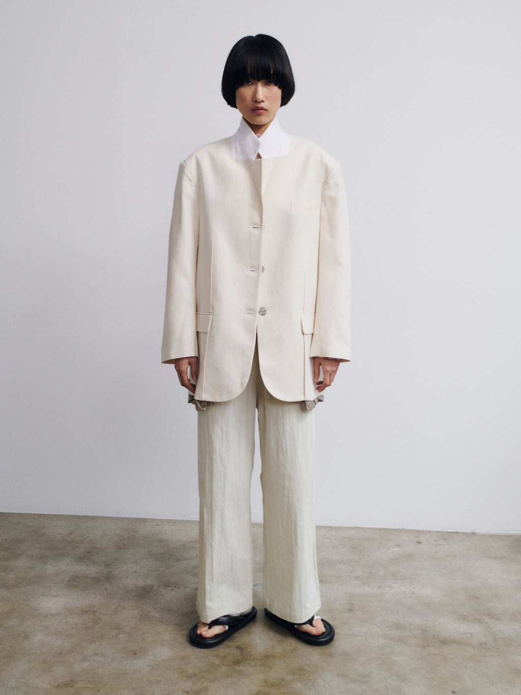 Rus Fue Pants - Chalk