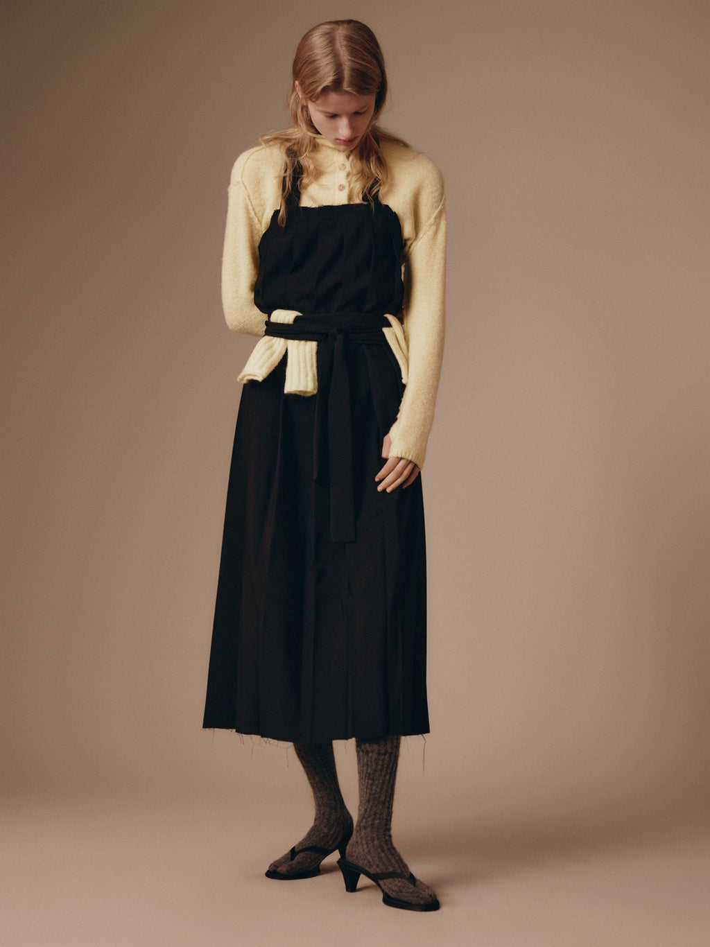 Rus Shisen Cardigan - Butter