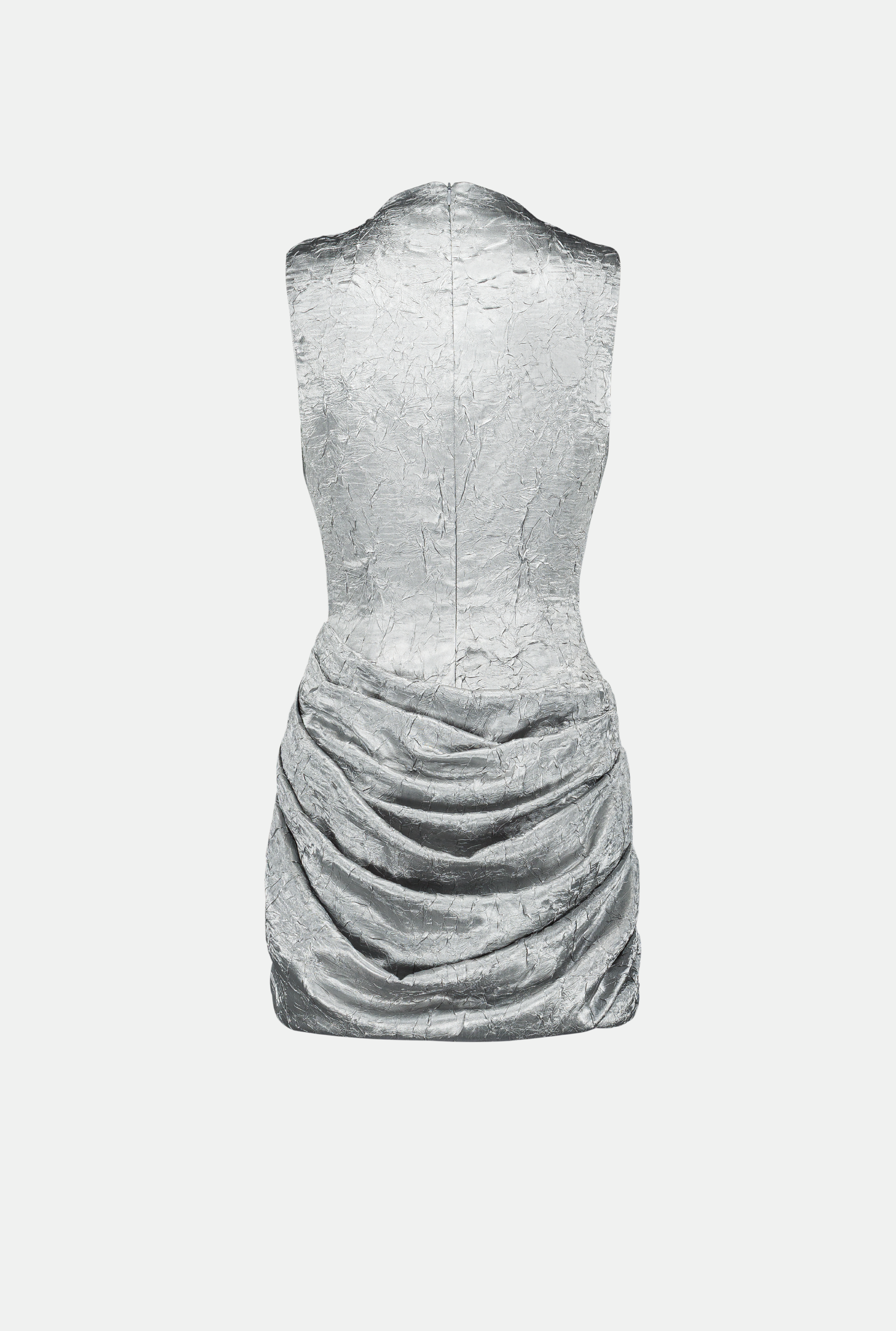 SAEMDI Crinkled Tulip Dress