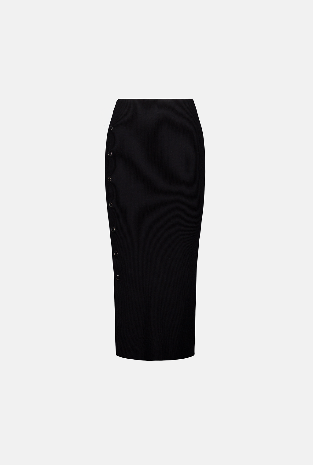 SAEMDI Deconstructed Rib Skirt