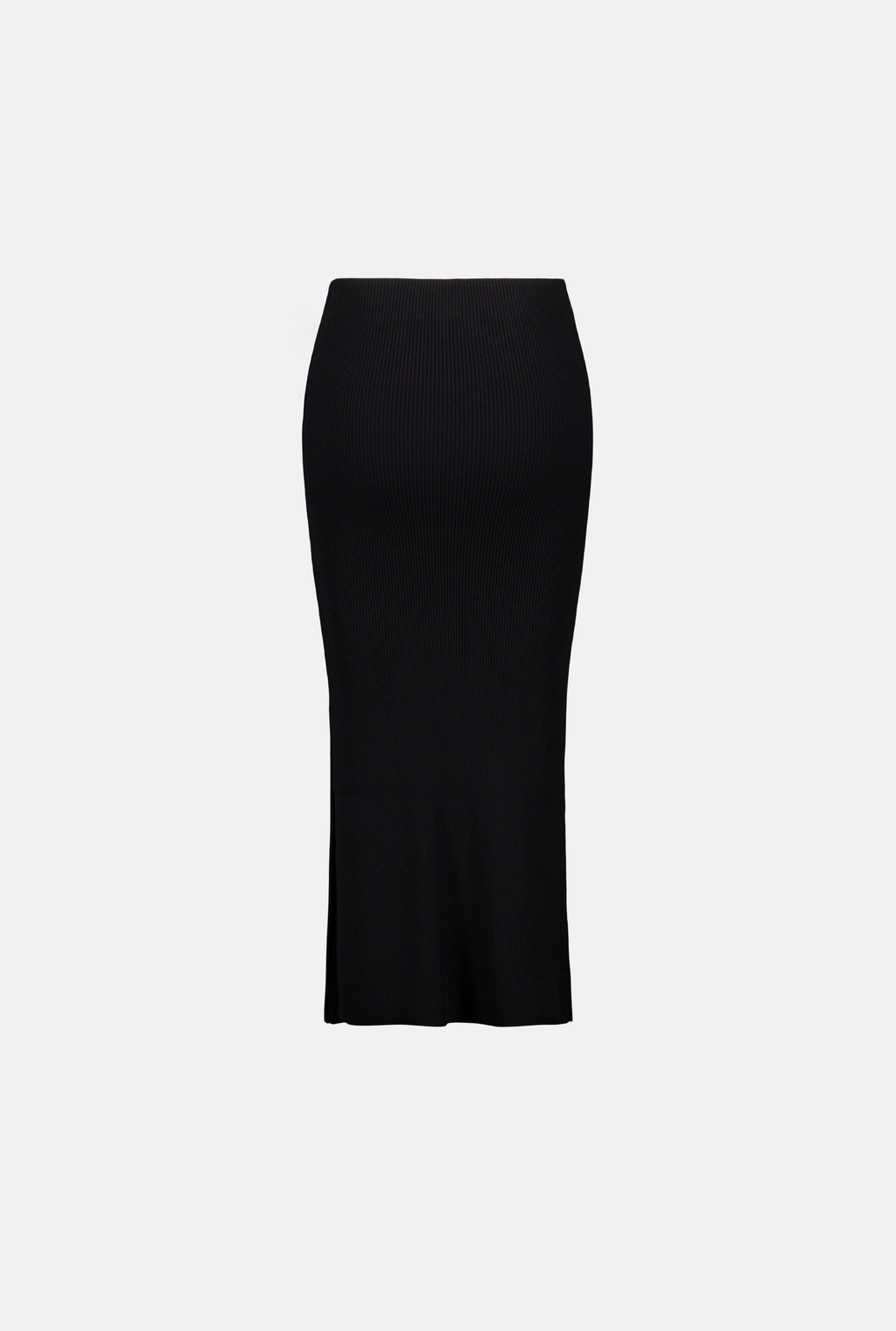 SAEMDI Deconstructed Rib Skirt