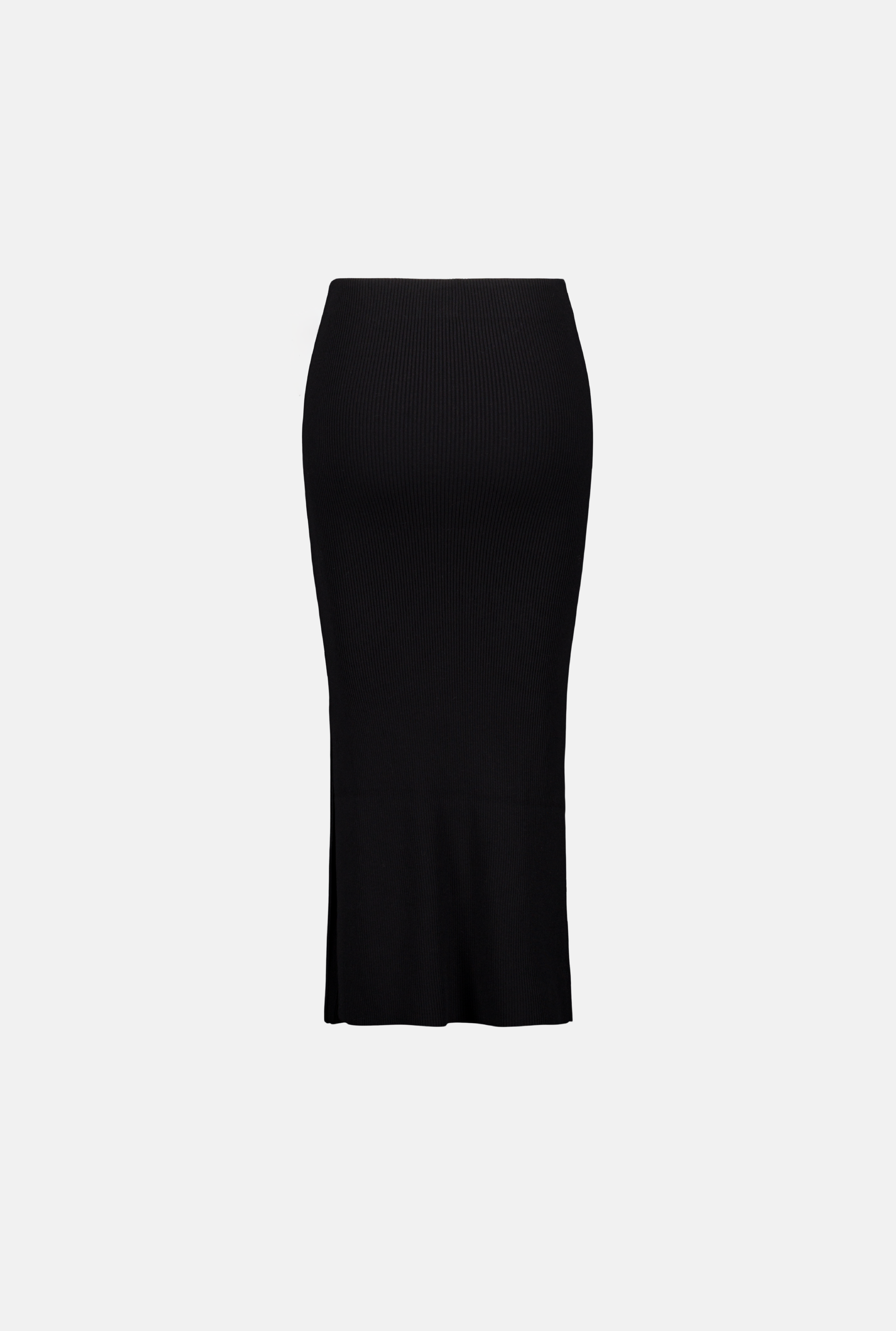 SAEMDI Deconstructed Rib Skirt