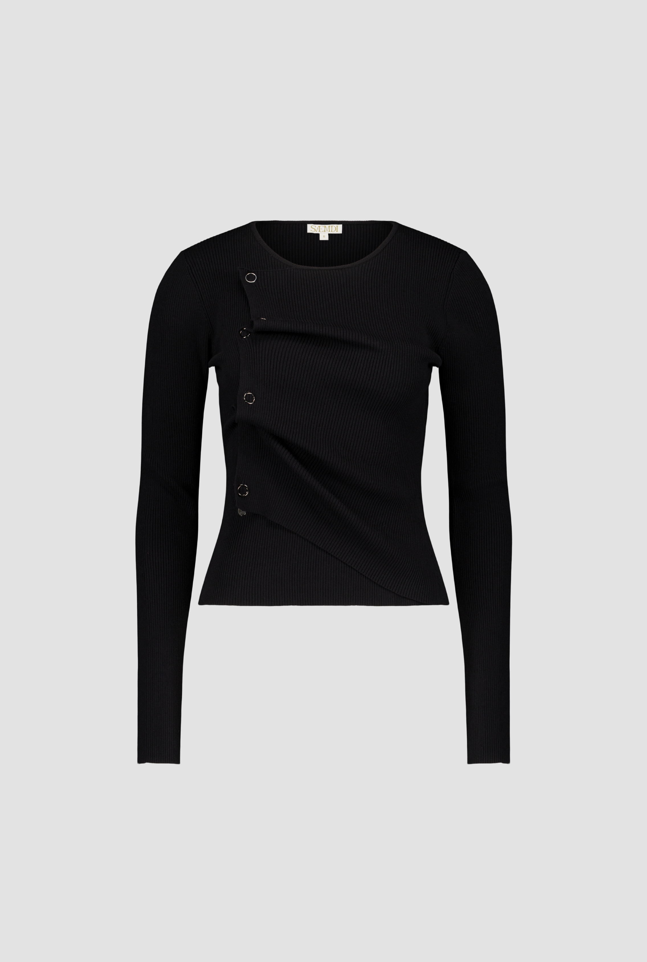 SAEMDI Deconstructed Rib Top
