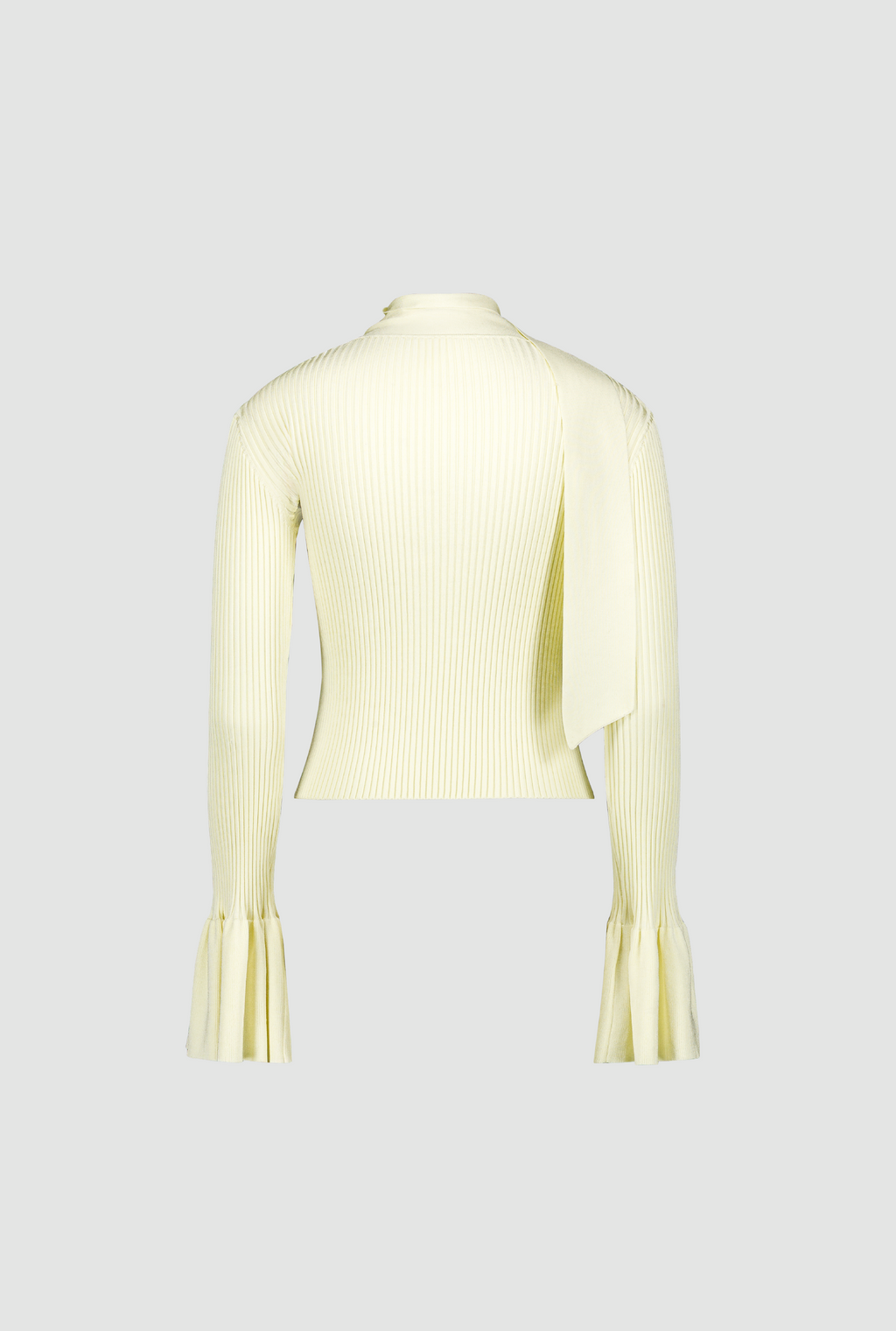 SAEMDI Sunny Scarf Top - Pale Yellow