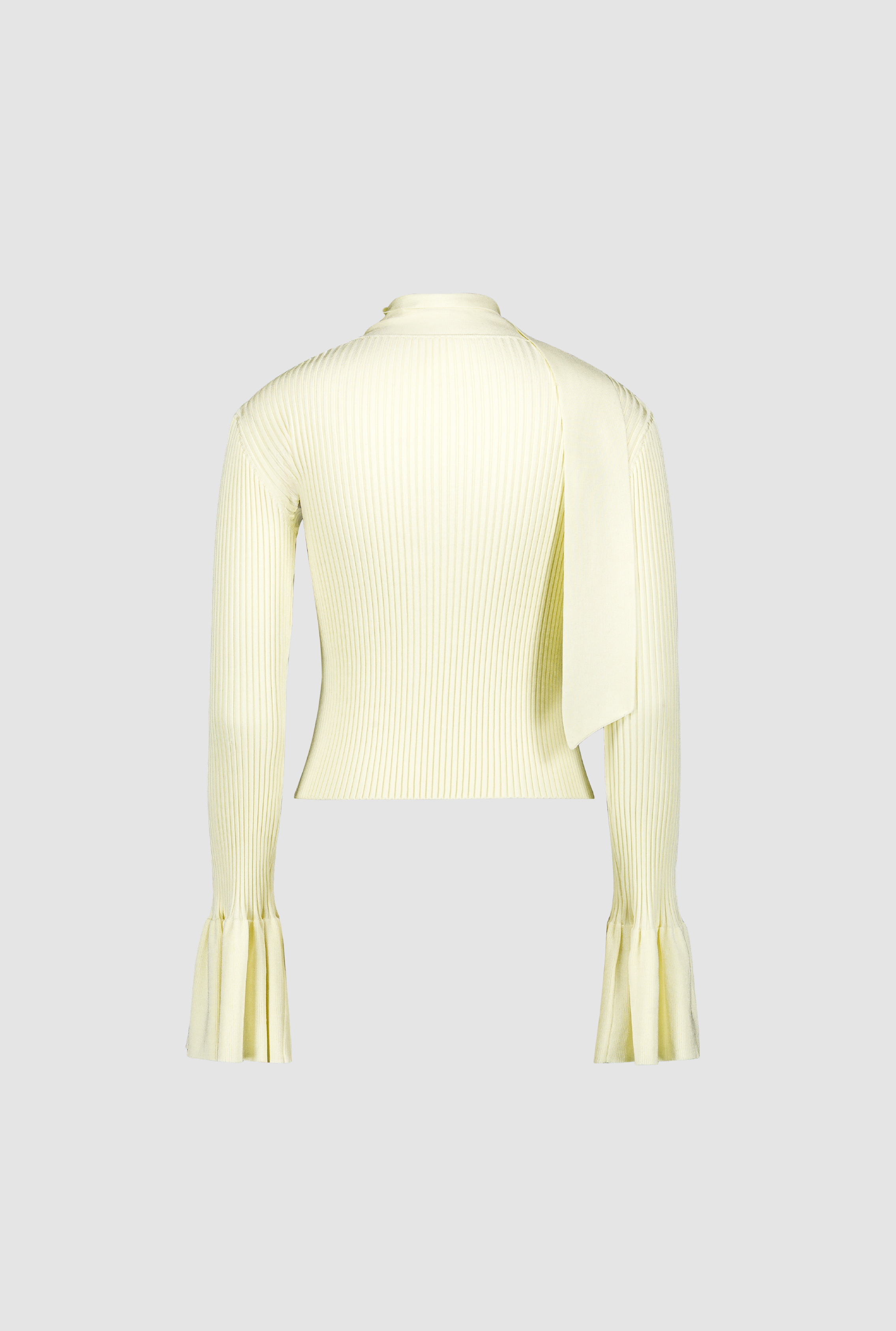 SAEMDI Sunny Scarf Top - Pale Yellow