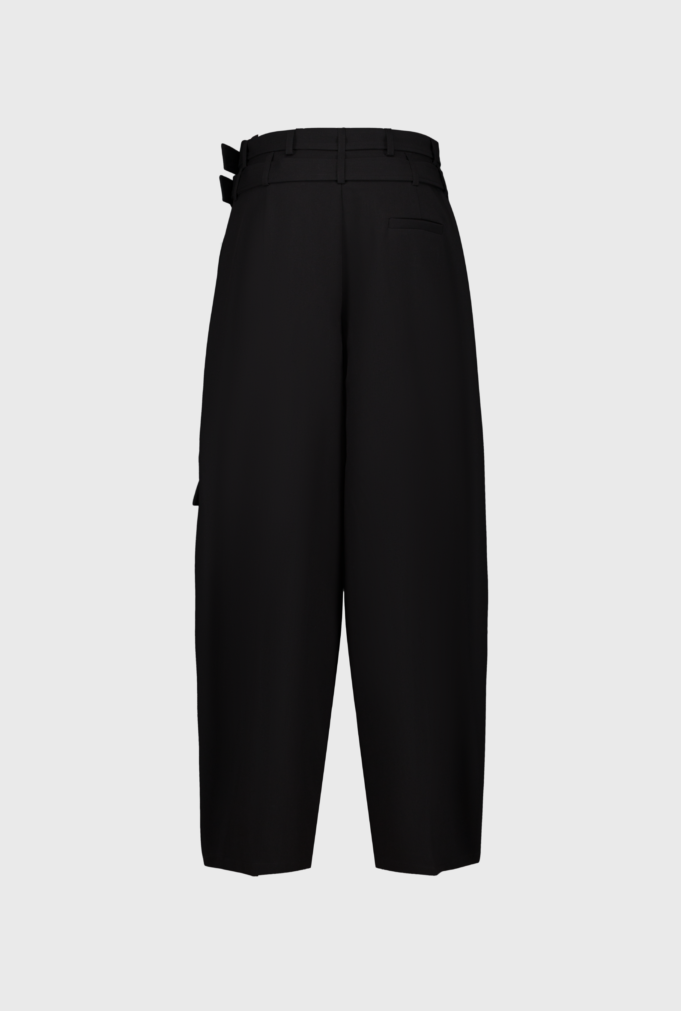 SAEMDI Double Belted Trousers