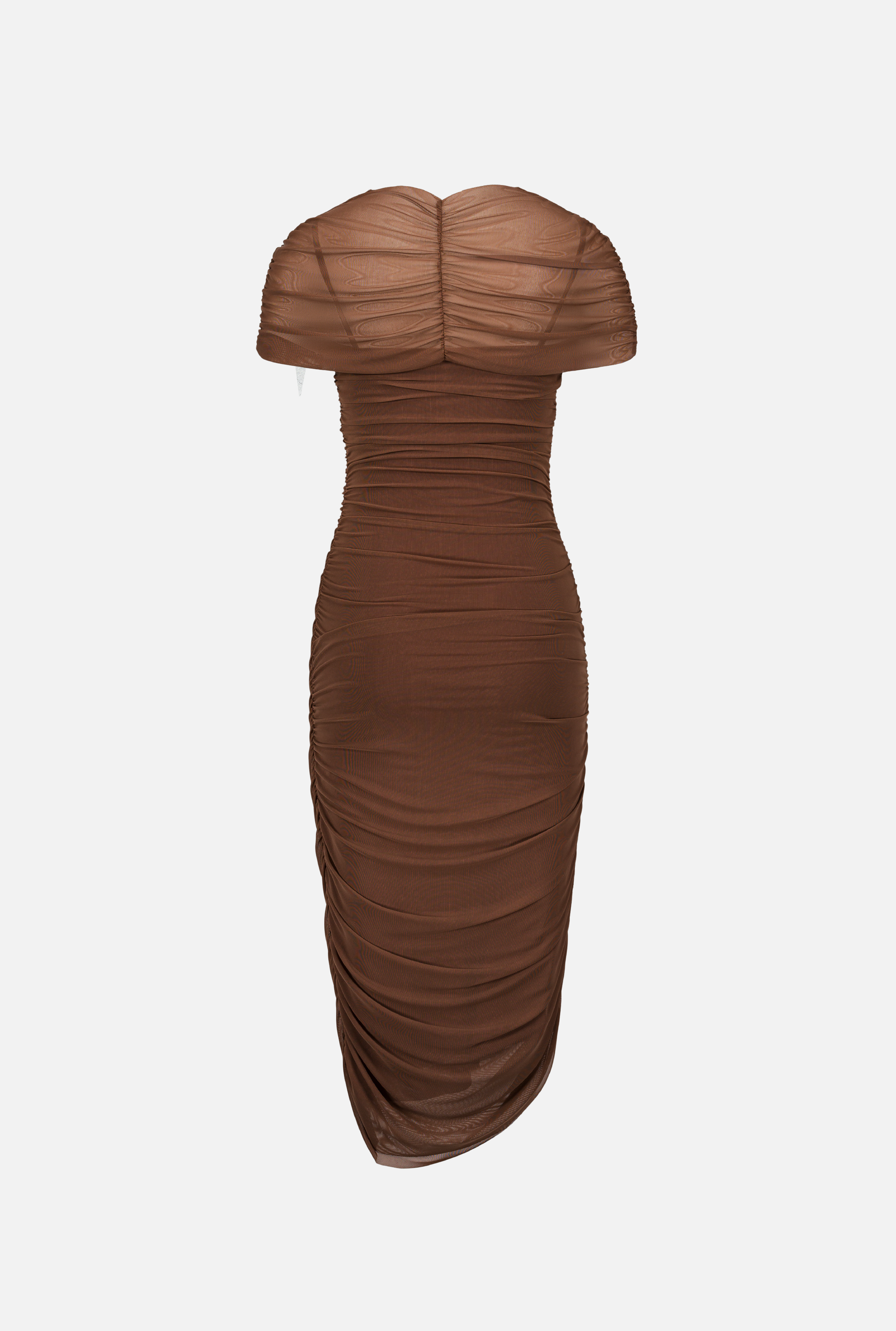 SAEMDI Draped Cape Dress