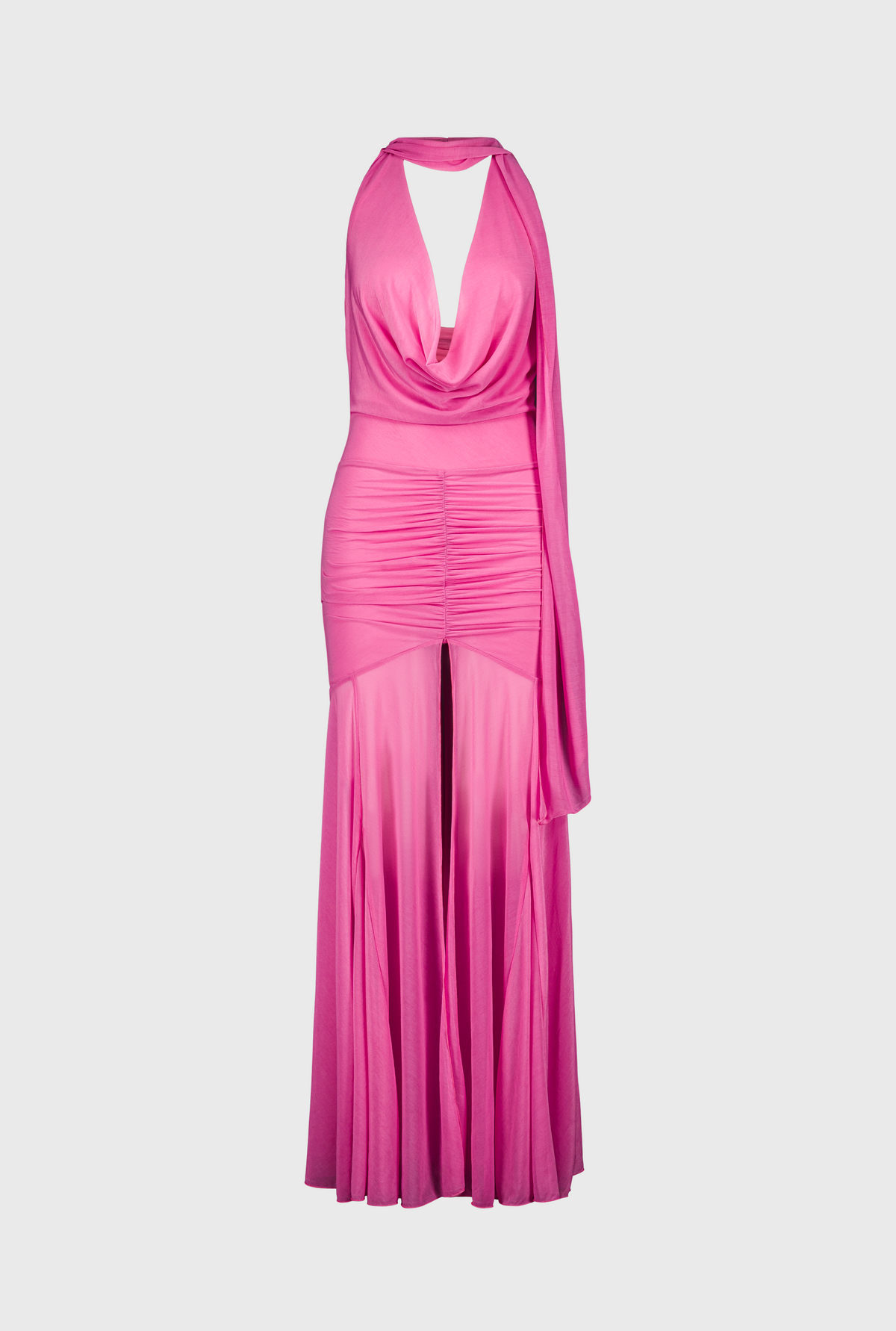 SAEMDI Flowy Mermaid Dress - Pink