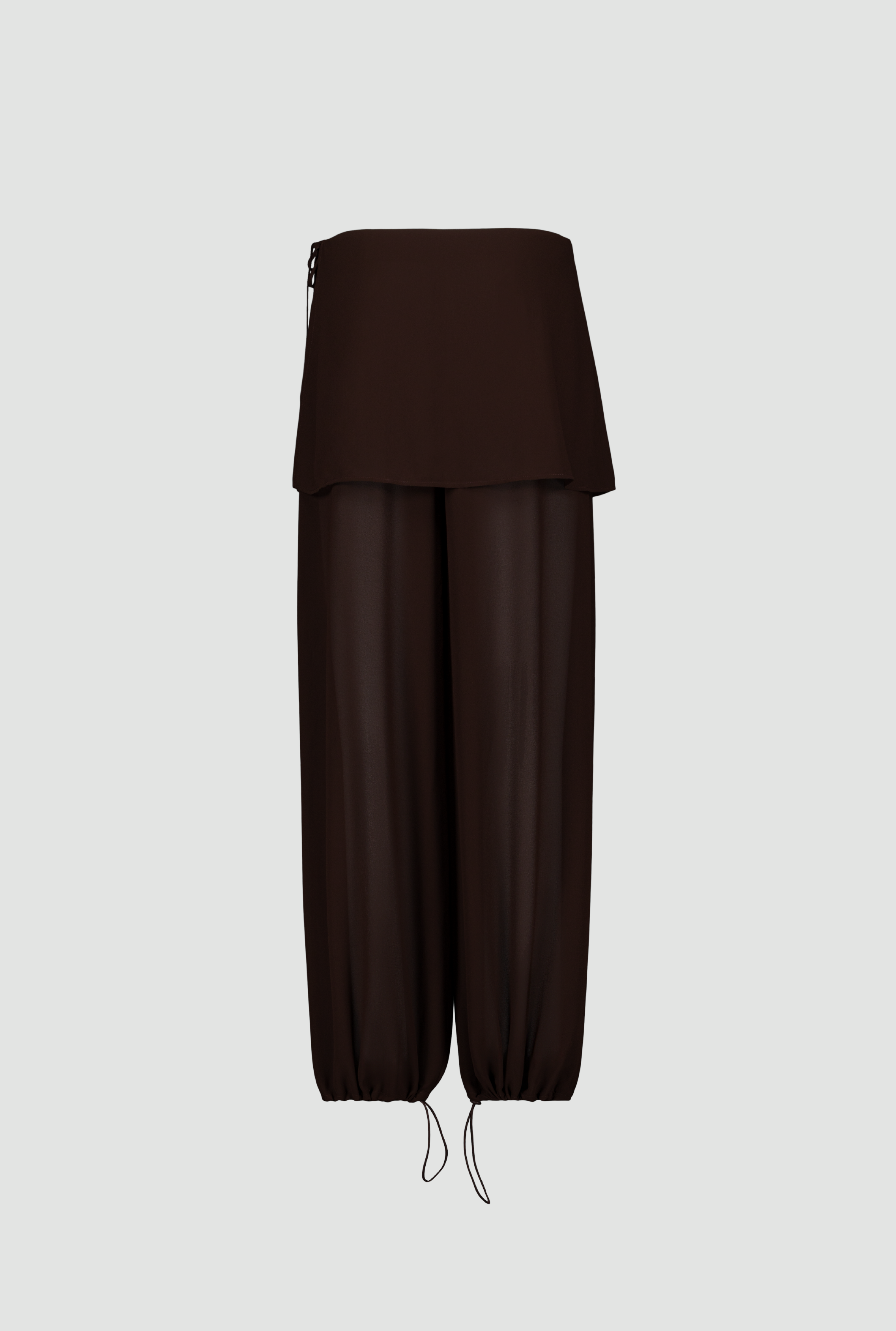 SAEMDI Flowy Overskirt Trousers