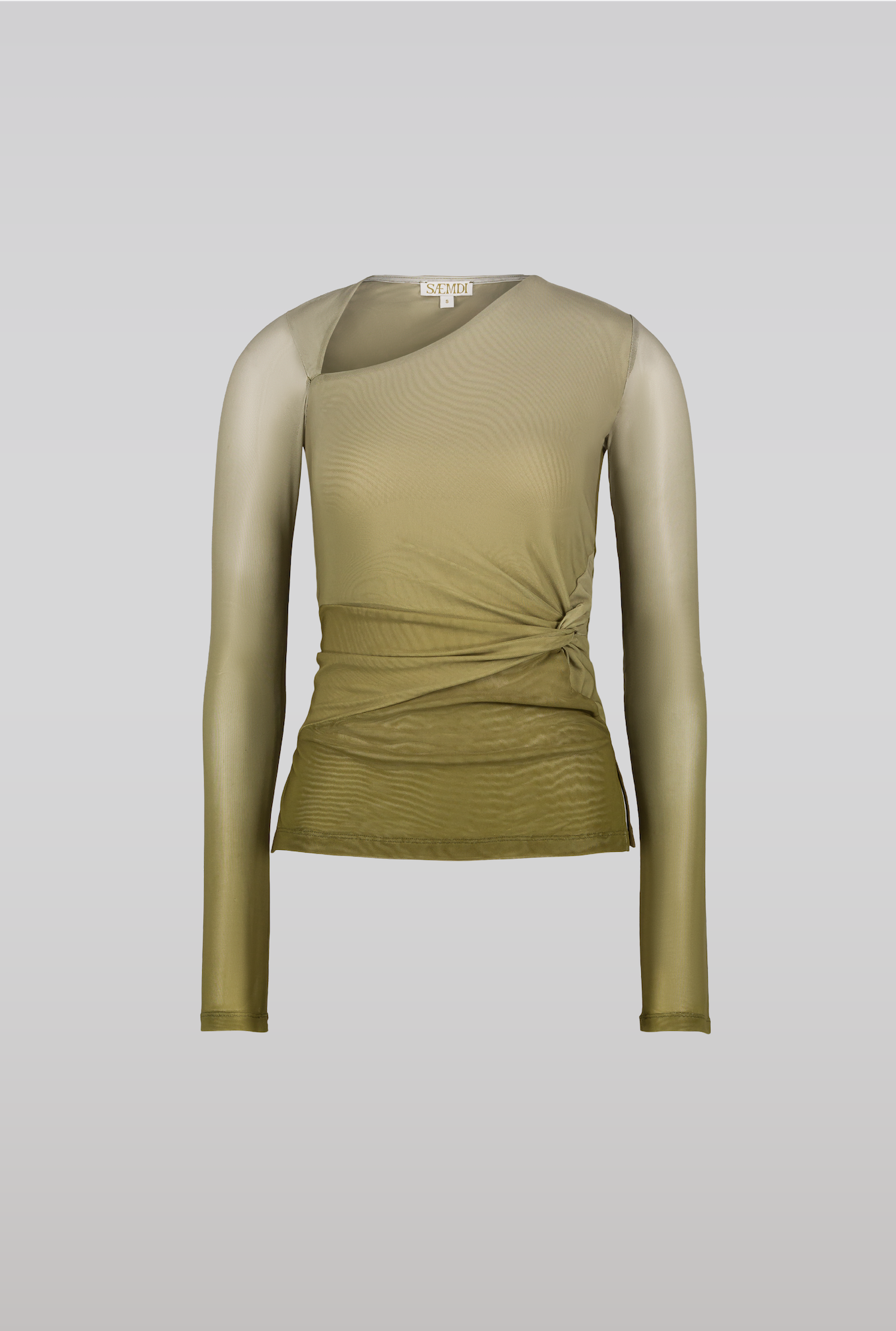SAEMDI Arla Mesh Top - Green