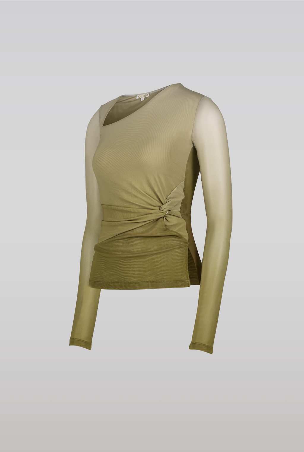 SAEMDI Arla Mesh Top - Green
