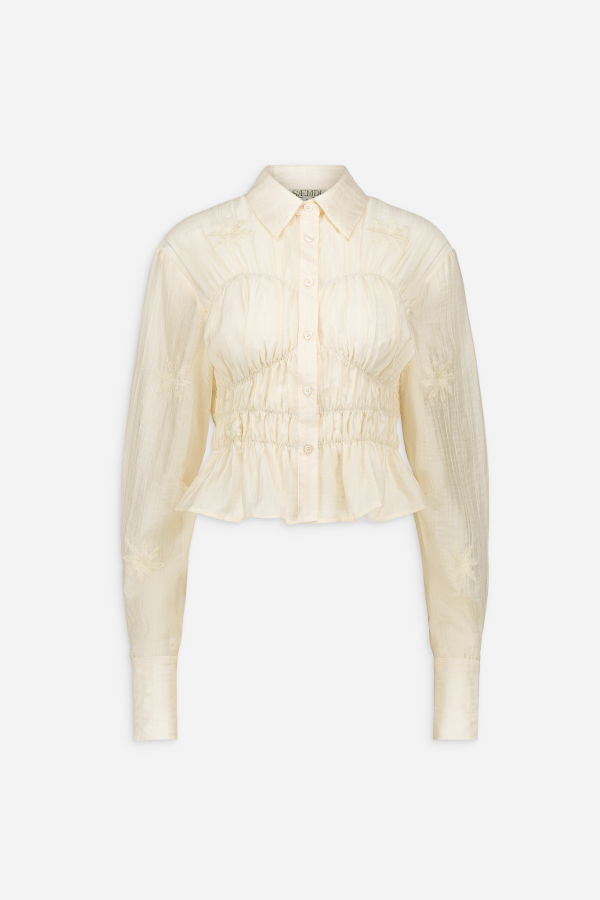 SAEMDI Kaia Shirt - Butter Yellow