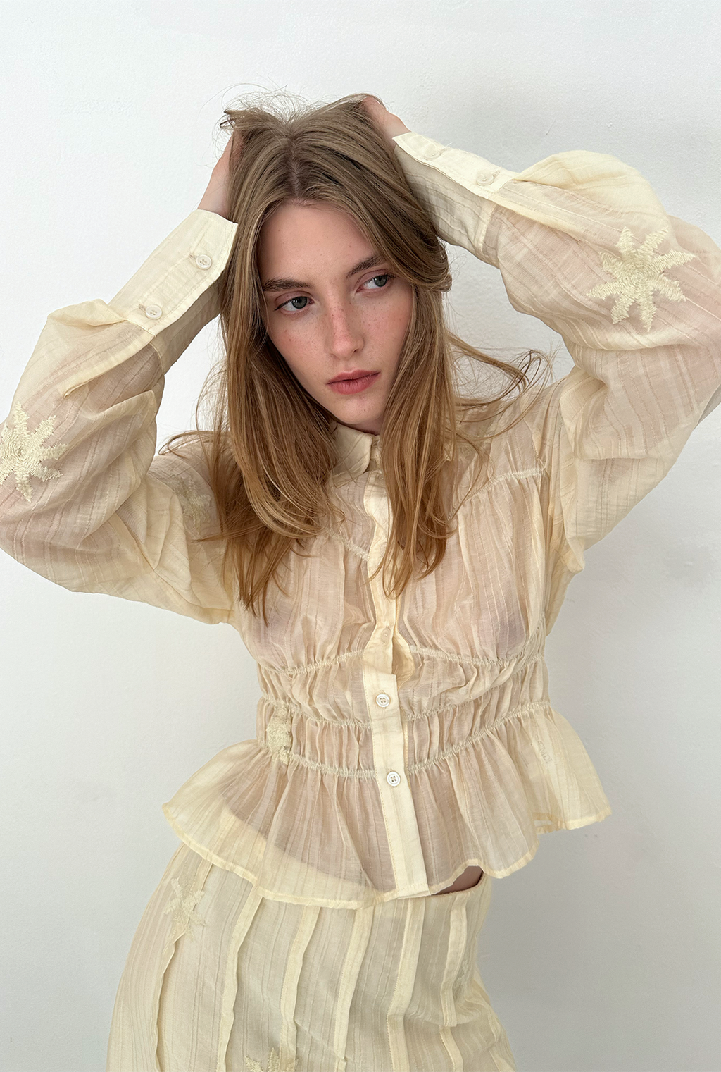 SAEMDI Kaia Shirt - Butter Yellow