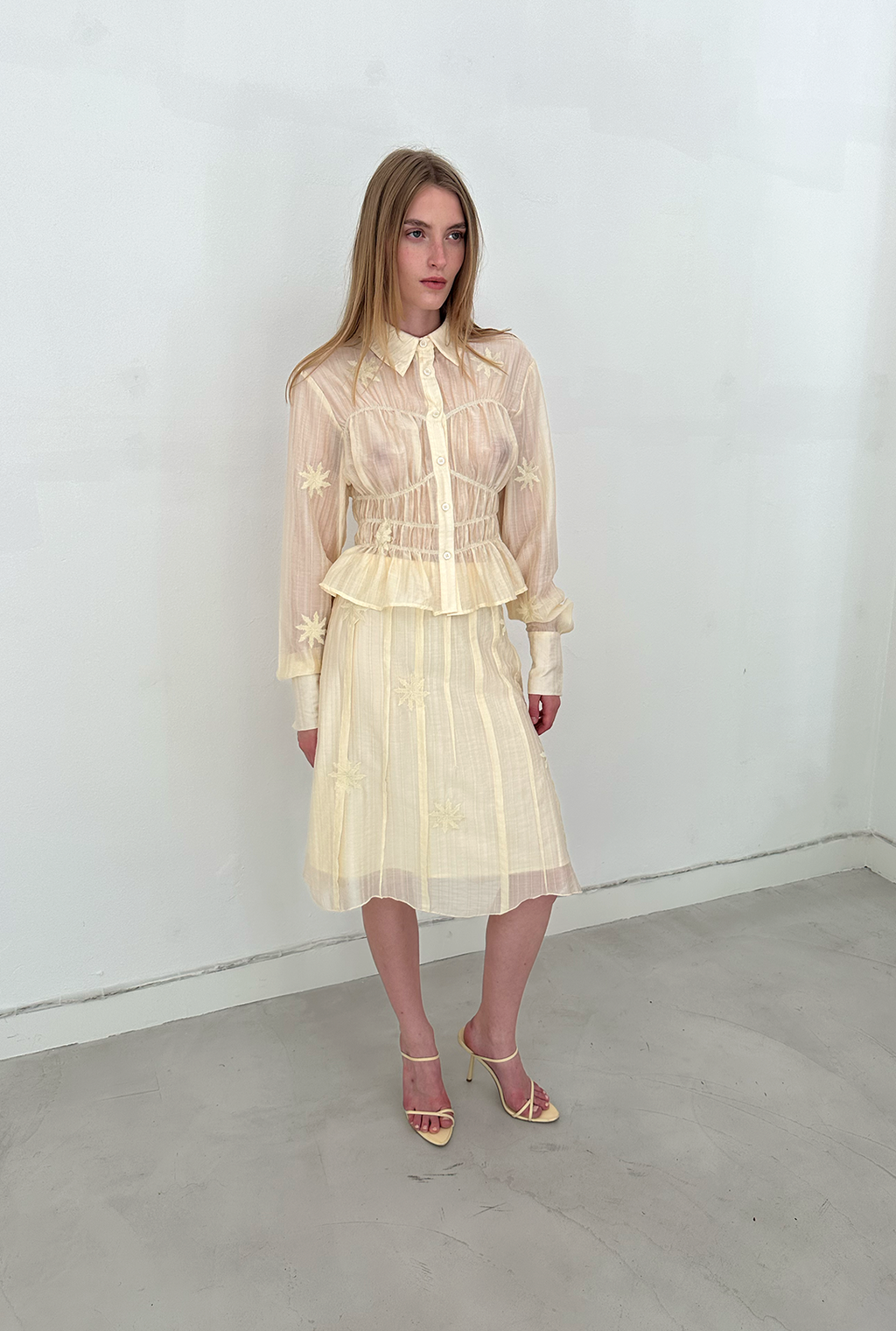 SAEMDI Kaia Shirt - Butter Yellow