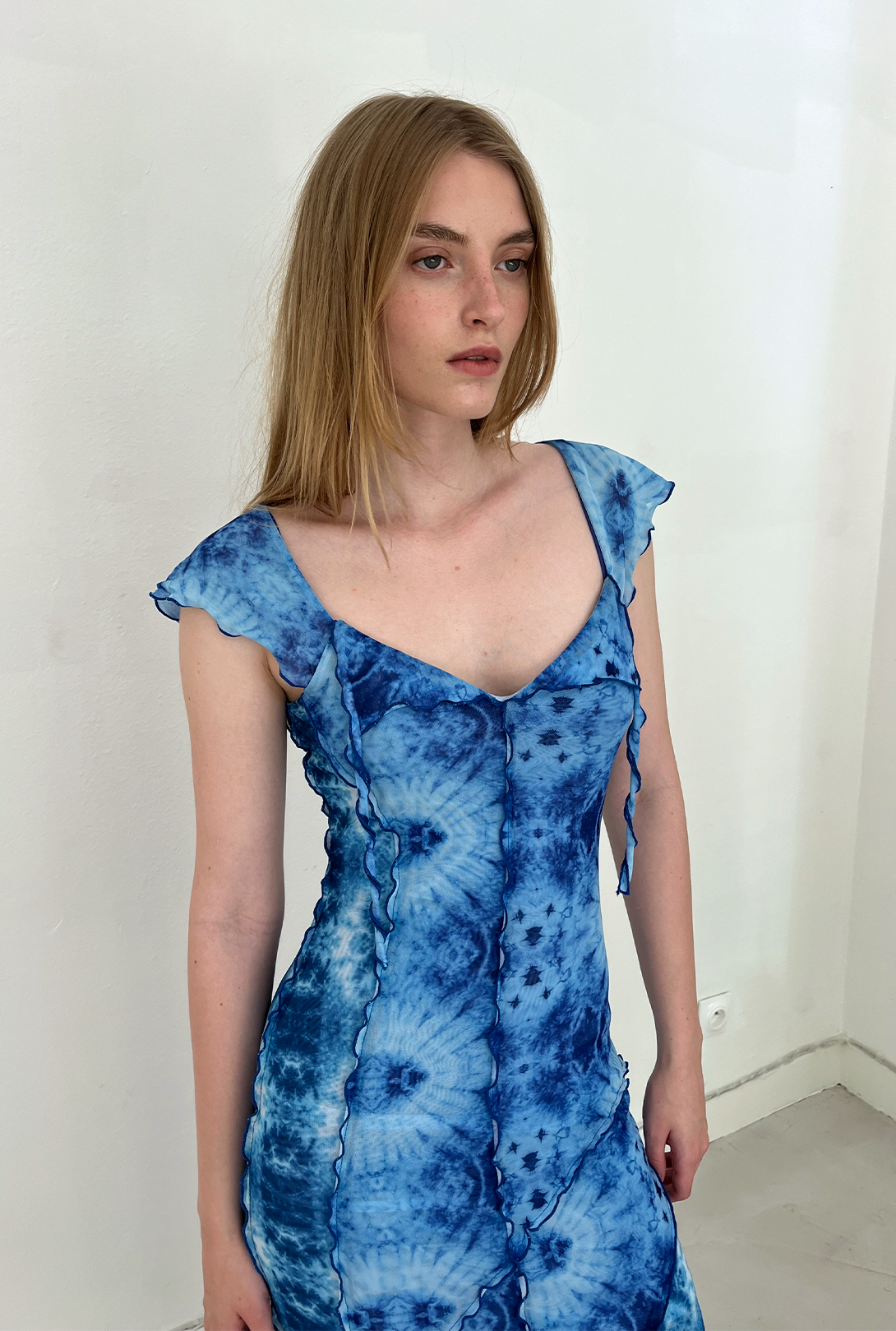 SAEMDI Livia Mesh Dress