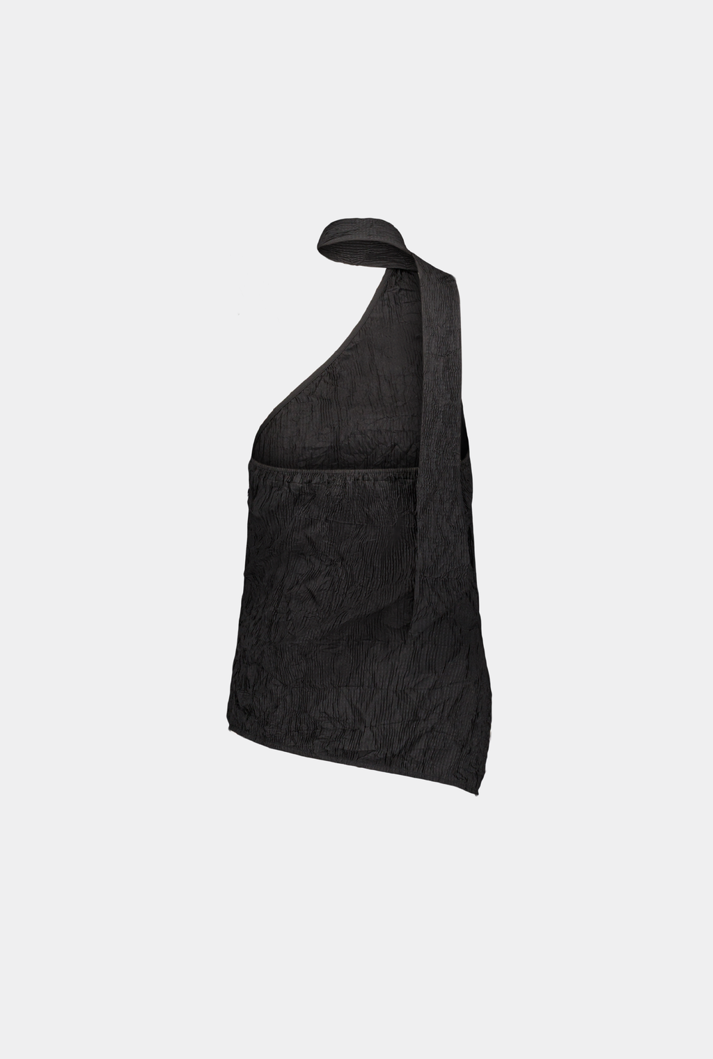 SAEMDI One-Shoulder Scarf Top