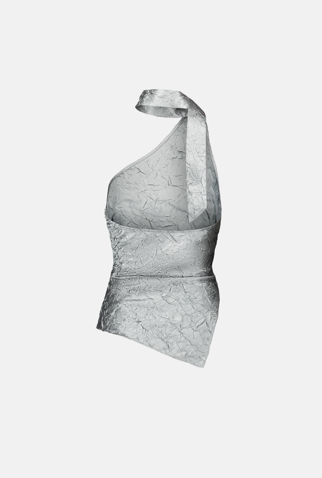 SAEMDI One-Shoulder Scarf Top