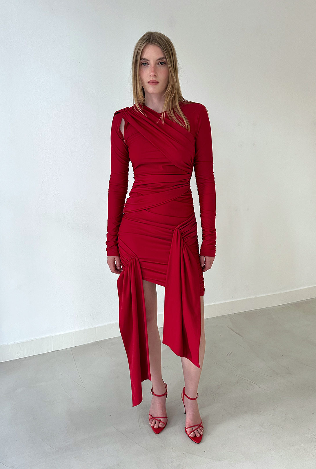 SAEMDI Sporty Jersey Dress