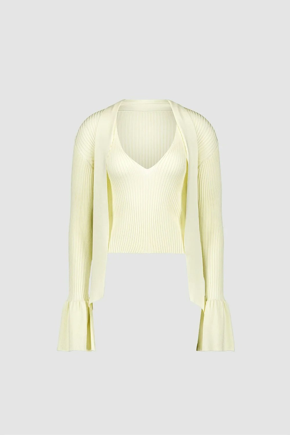 SAEMDI Sunny Scarf Top - Yellow