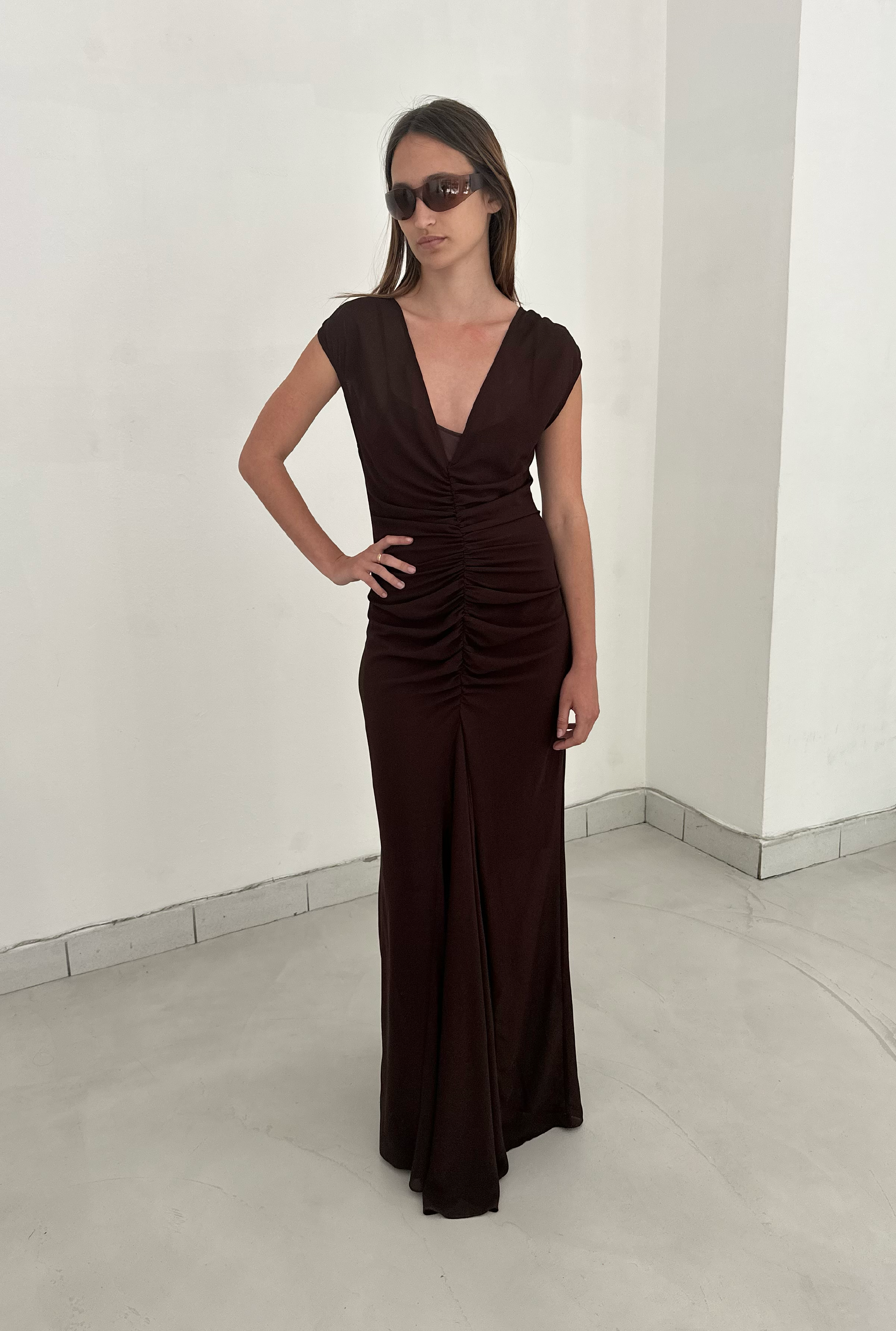 SAEMDI V-Neck Mermaid Dress