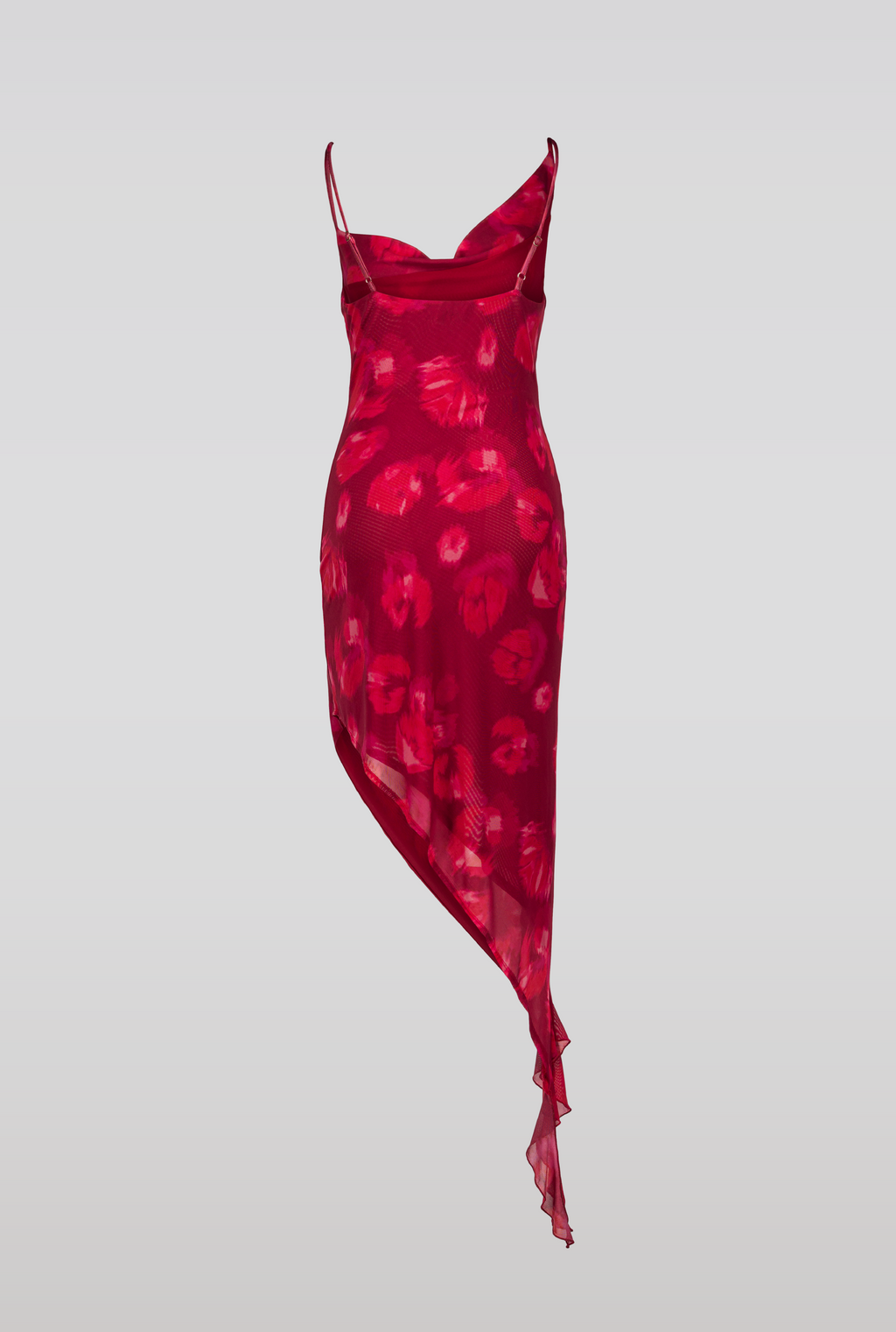 SAEMDI Waterfall Mesh Dress