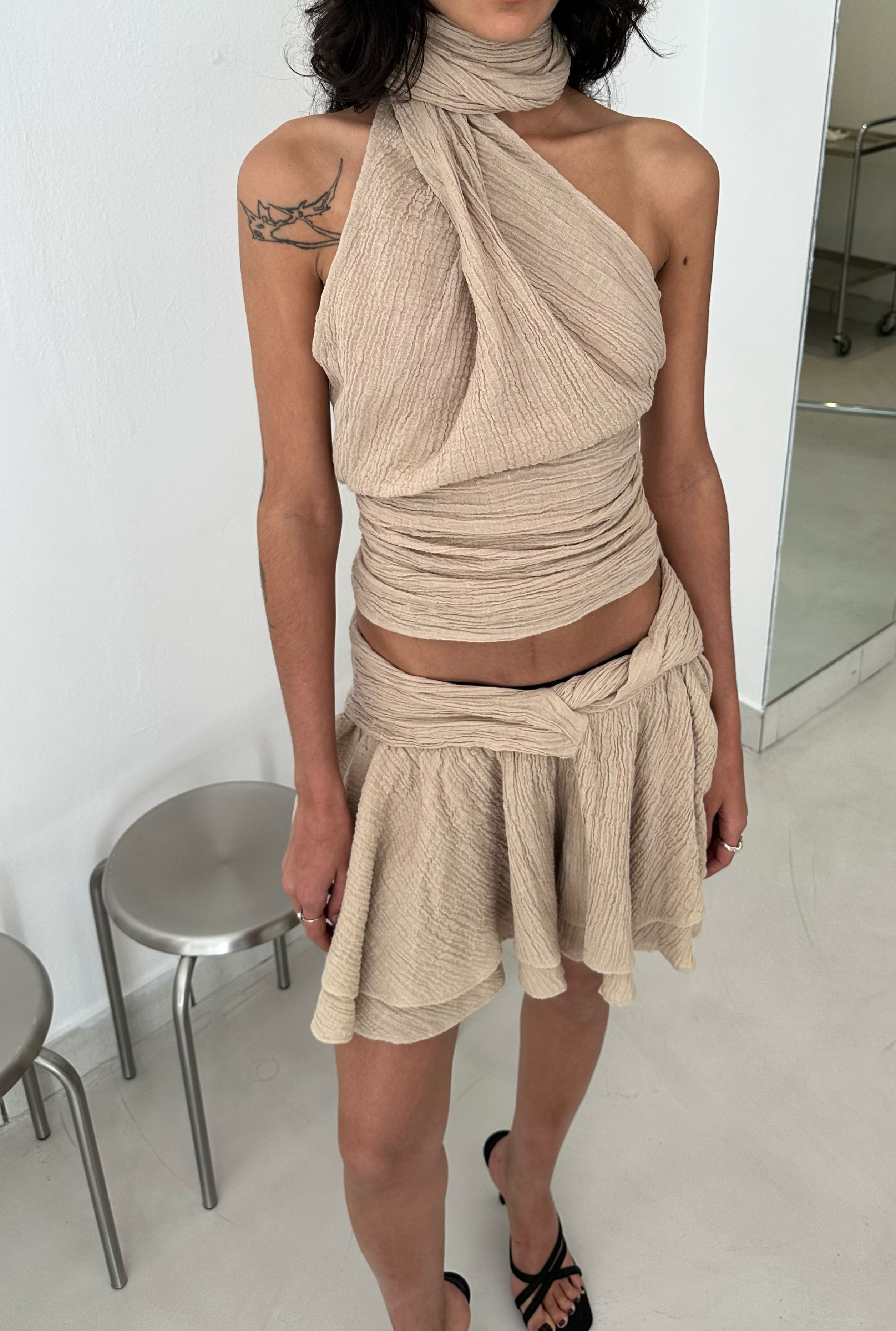 SAEMDI Sahara Mini Skirt