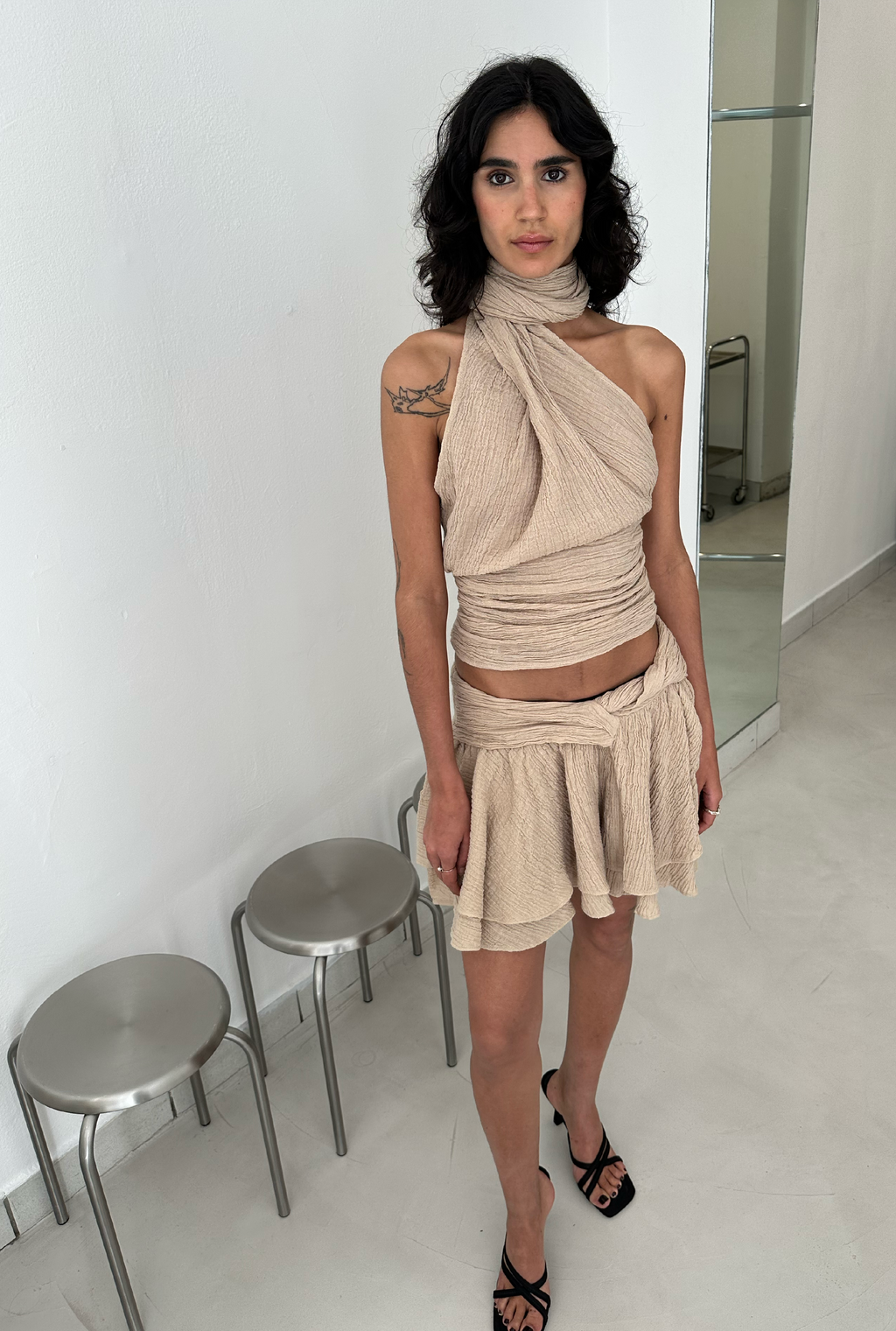 SAEMDI Sahara Mini Skirt