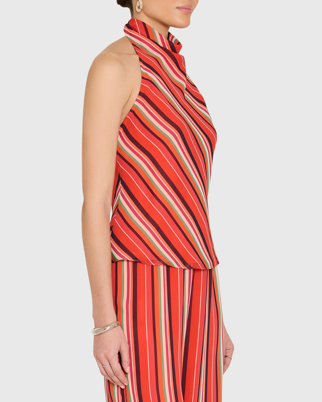 Amanda Uprichard Samba Top - Soleil Stripes