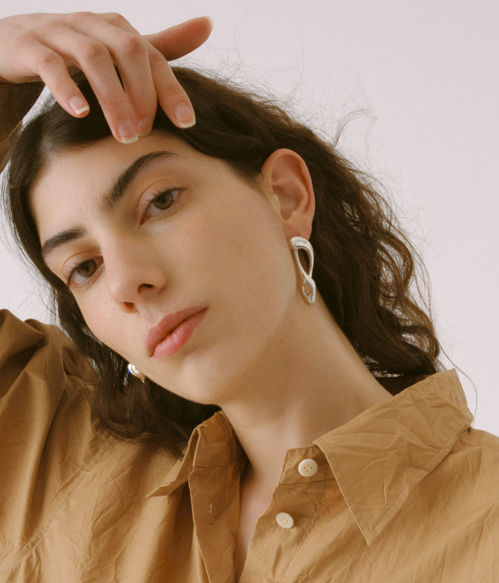 SAYAKA DAVIS NEW YORK Yin Yang Drape Earring
