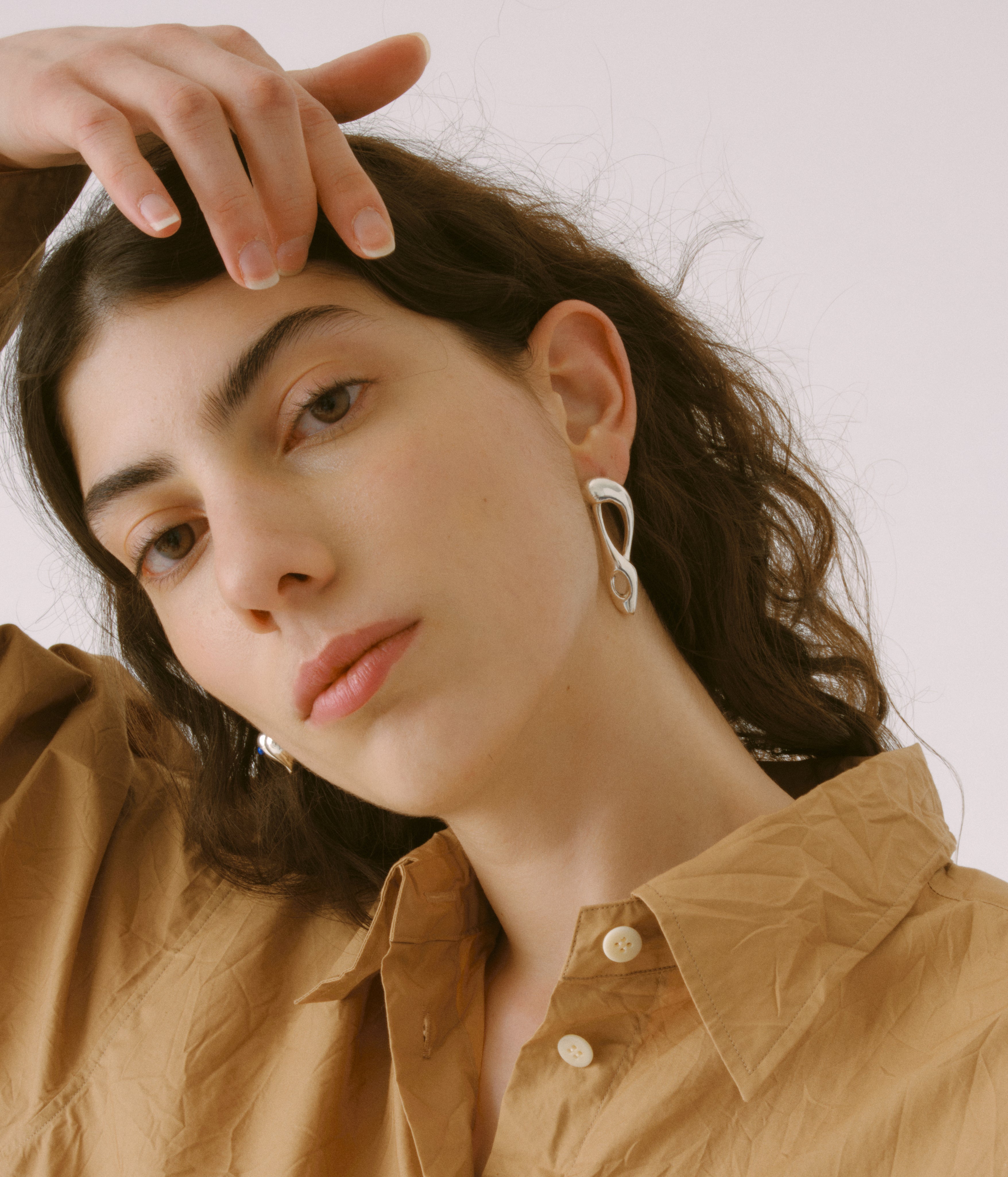 SAYAKA DAVIS NEW YORK Yin Yang Drape Earring