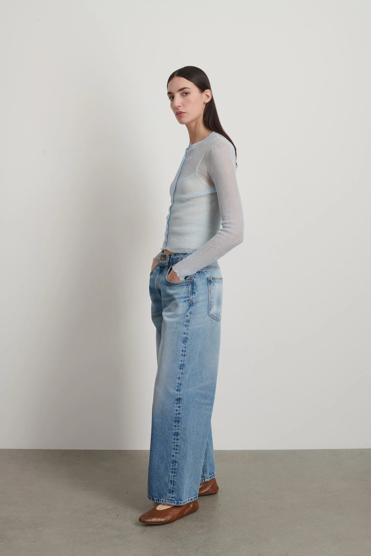 B Sides Sheer Cardigan