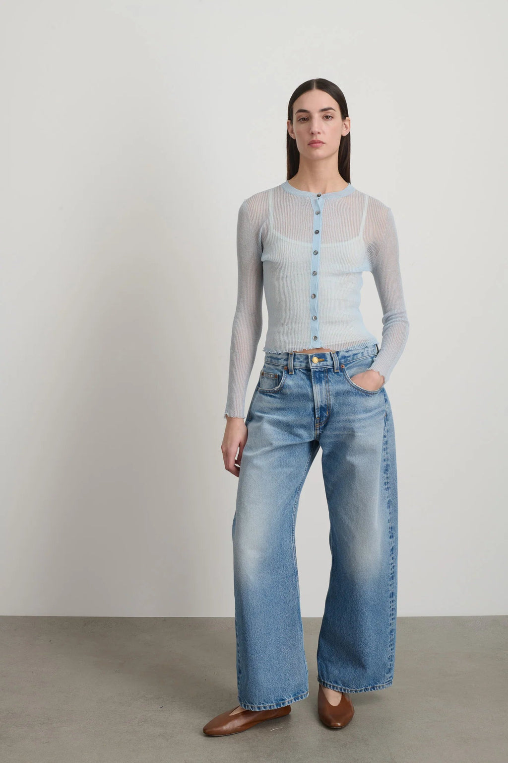 B Sides Sheer Cardigan