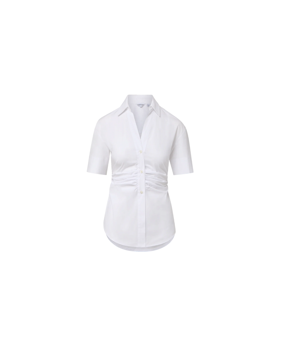 Veronica Beard Devra Short Sleeve Top - White