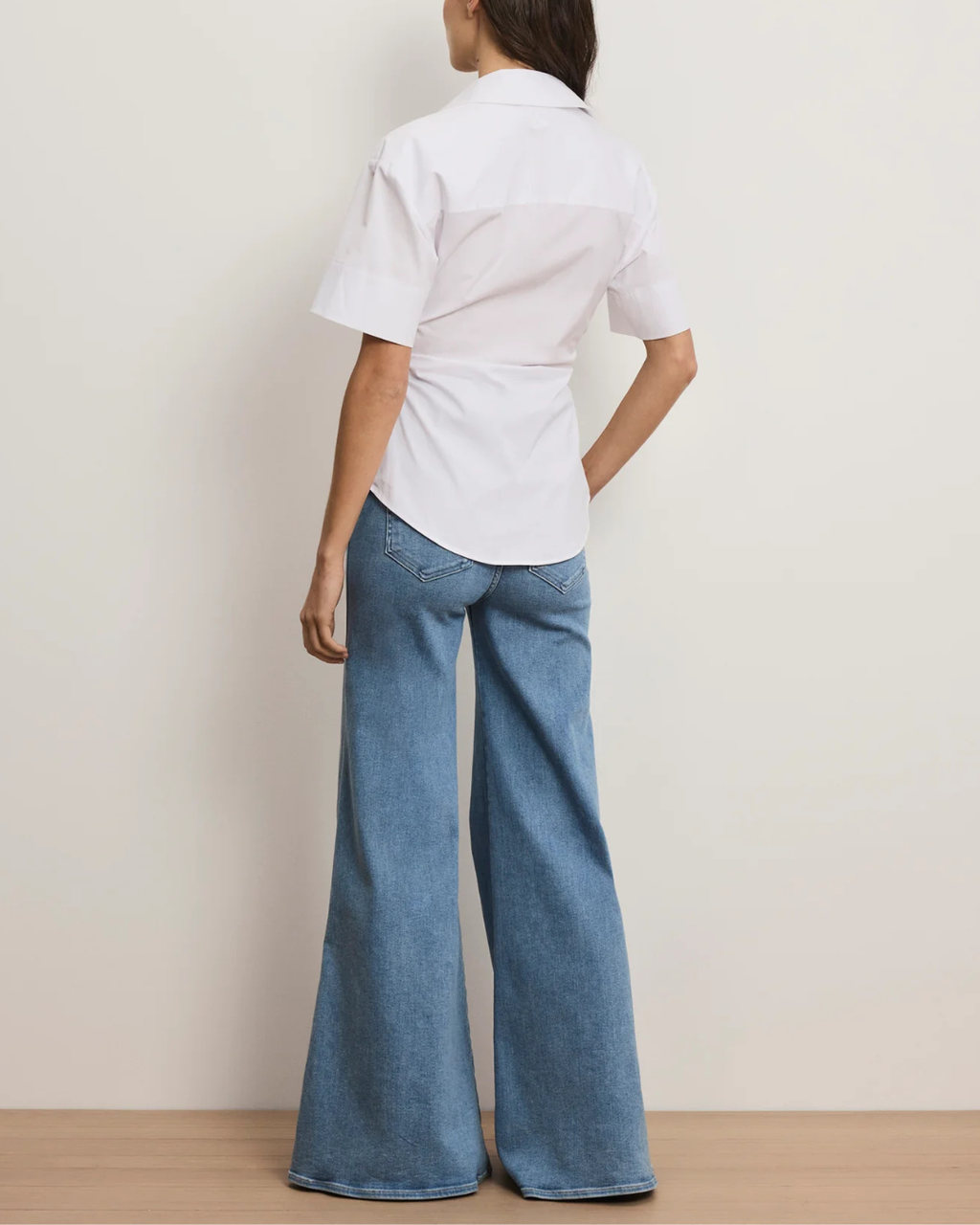 Veronica Beard Devra Short Sleeve Top - White