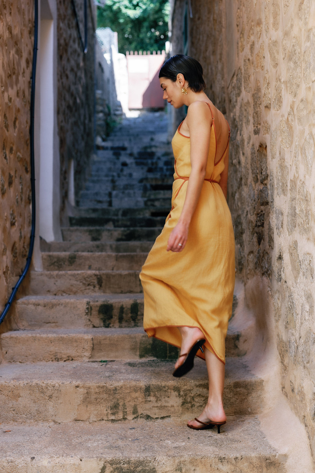ESYA Siena Linen Wrap Dress
