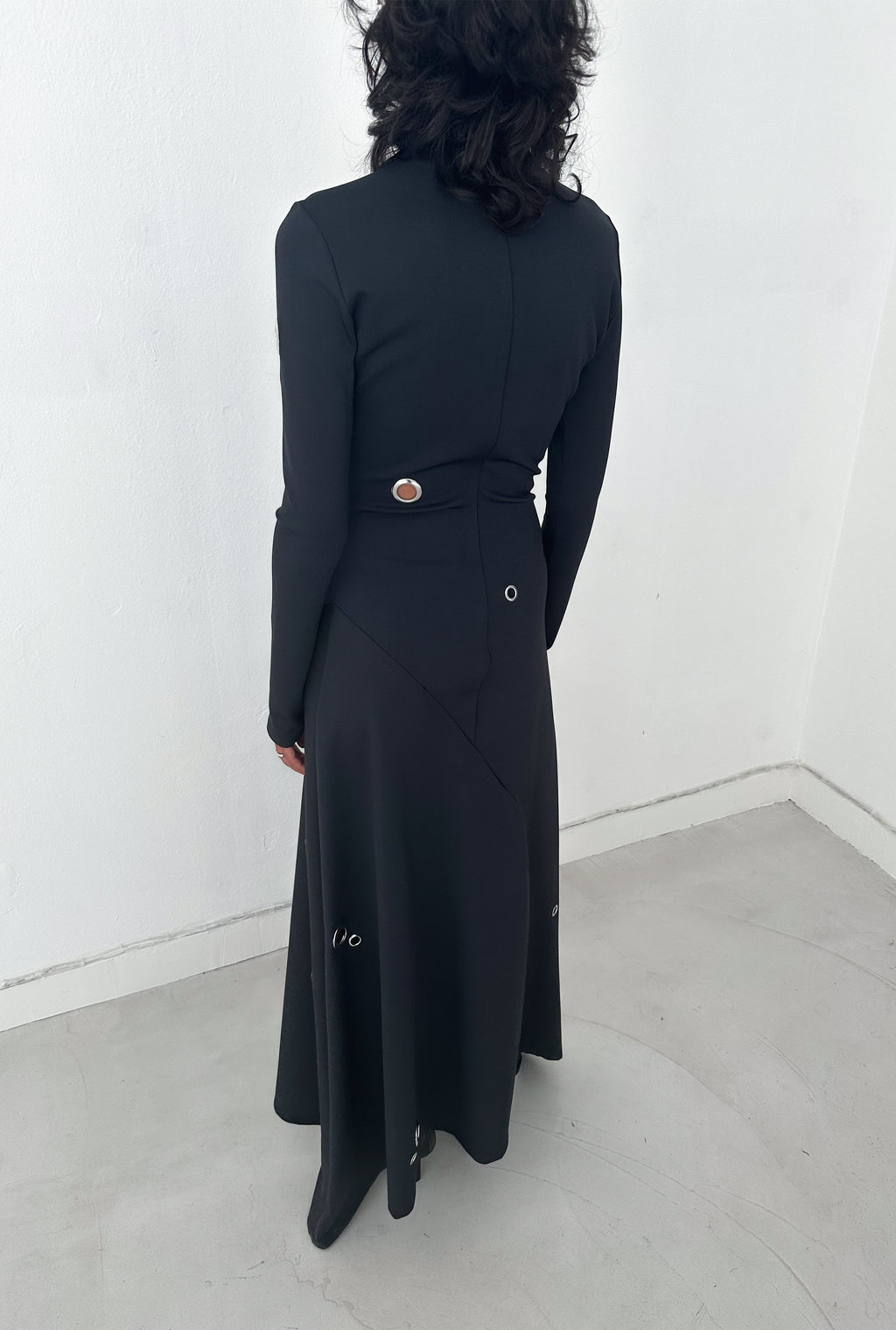 SAEMDI Silvia Grommet Maxi Dress